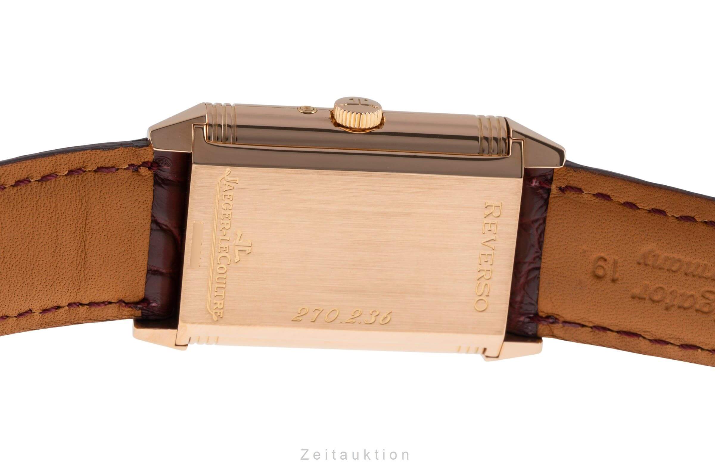 Jaeger-LeCoultre Reverso oro de 18 quilates cuerda manual Kal. 836 Ref. 270.2.36  | Zeitauktion