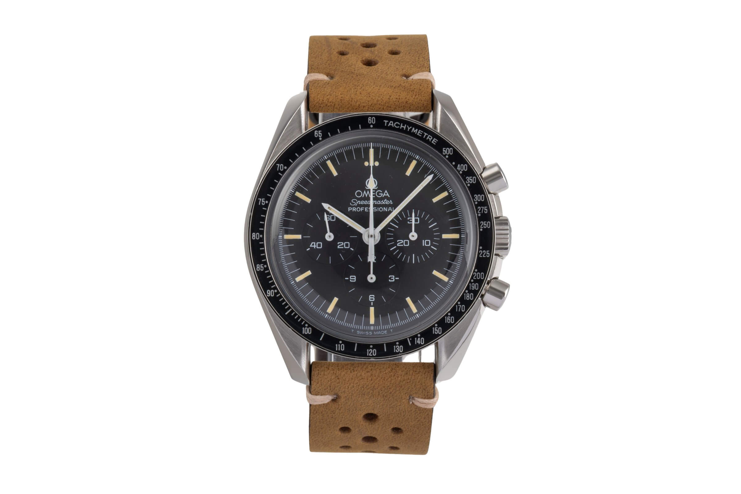 Omega Speedmaster Moonwatch chronograph steel manual winding Kal. 861 Ref. ST 145.022  | Zeitauktion