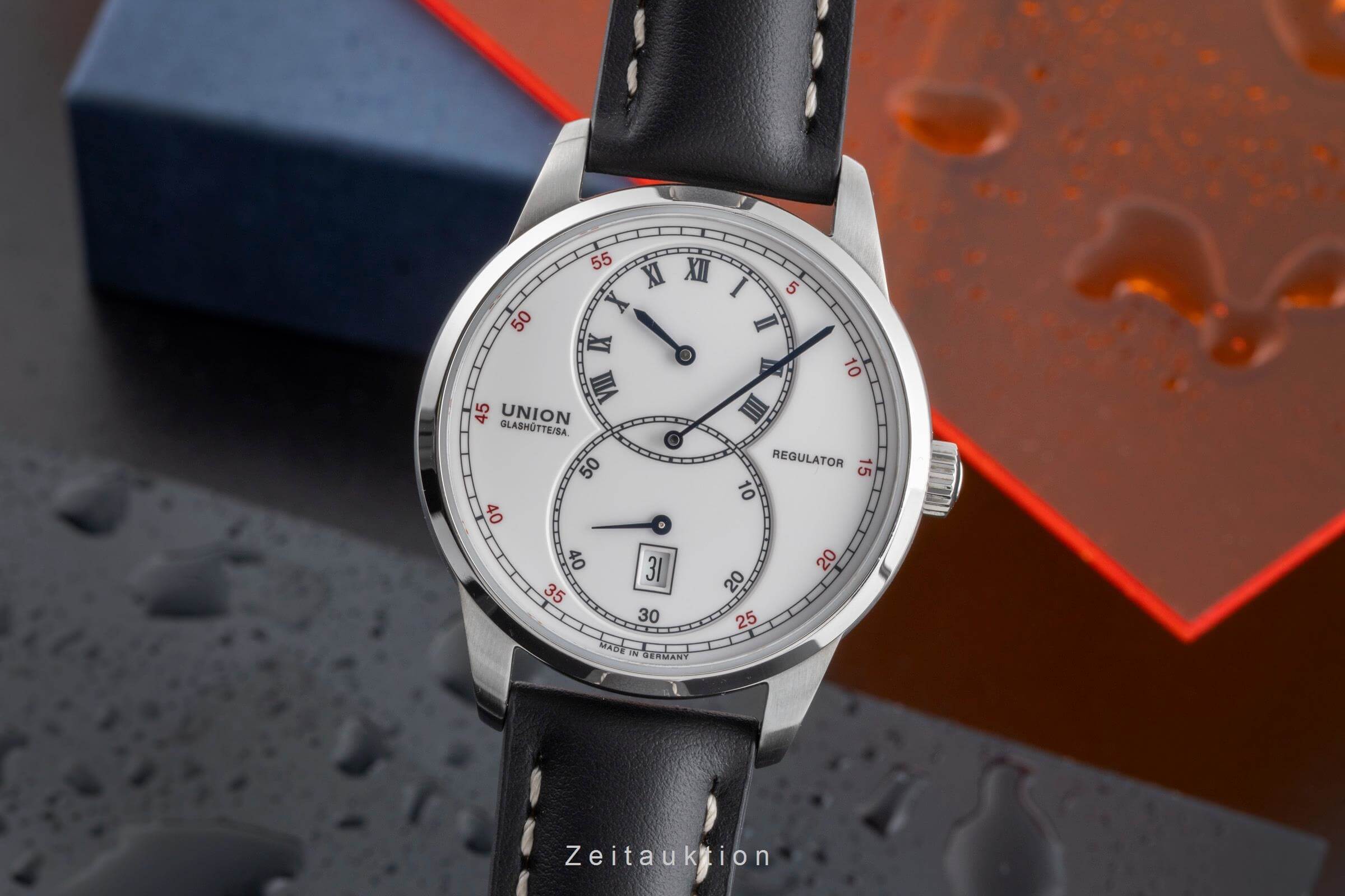 Union Glashütte Tradition Regulator Stahl Automatik Kal. 2899-0Z6 Ref. D007.445.A  | Zeitauktion