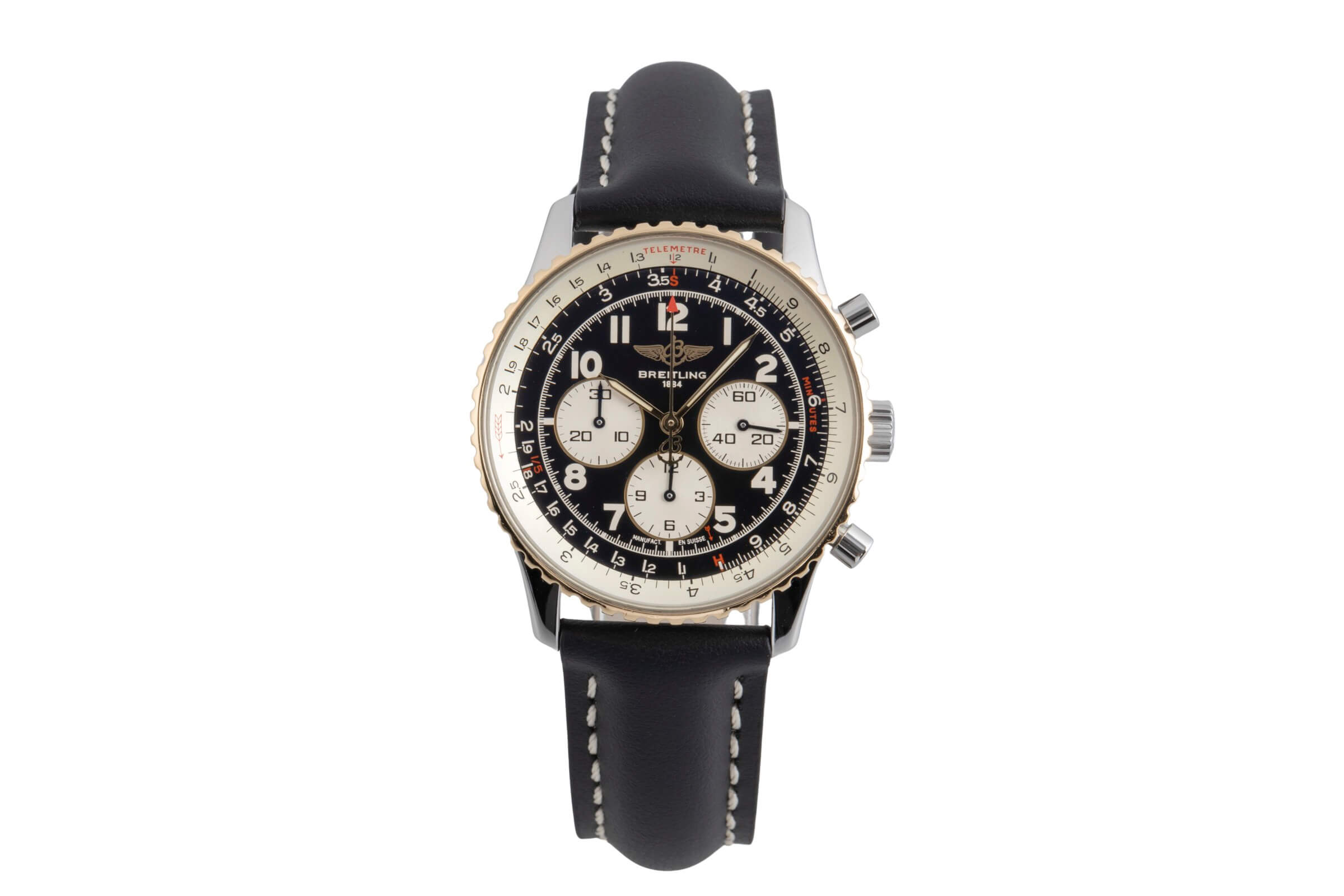 Breitling Navitimer chronographe acier / or  automatique Kal. B30 Ref. D30022  | Zeitauktion