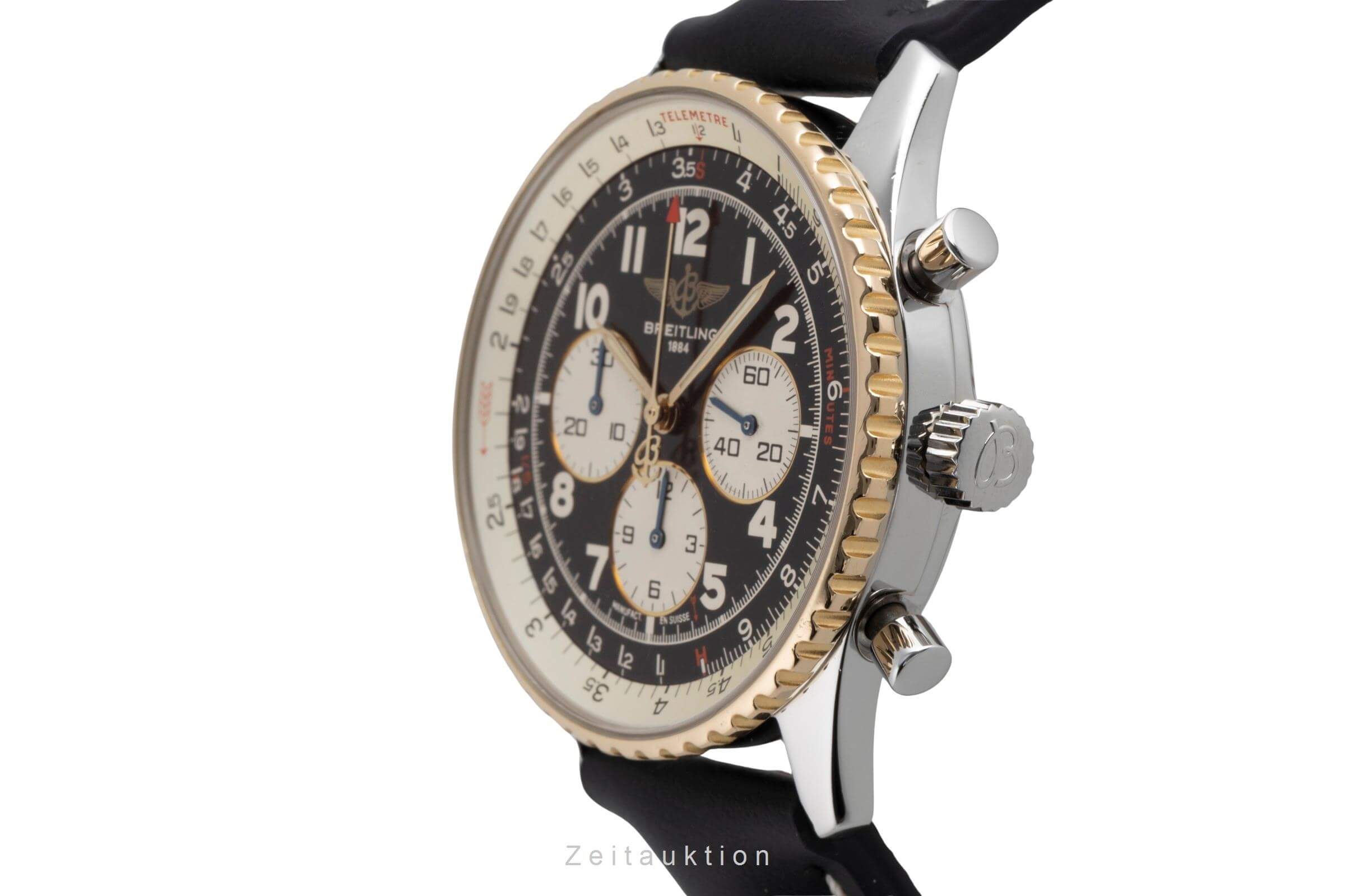 Breitling Navitimer chronograph steel / gold automatic Kal. B30 Ref. D30022  | Zeitauktion