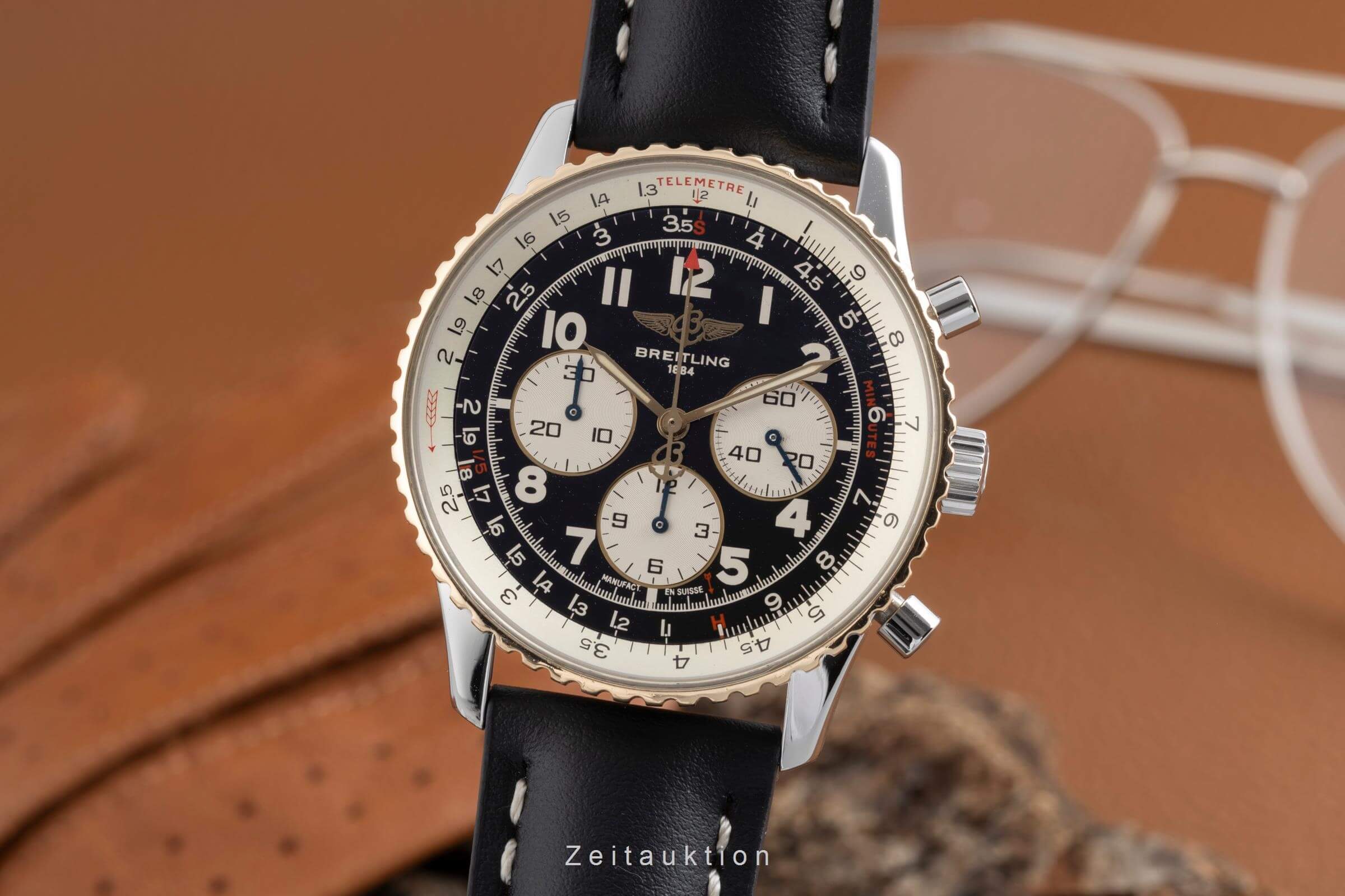 Breitling Navitimer chronograph steel / gold automatic Kal. B30 Ref. D30022  | Zeitauktion