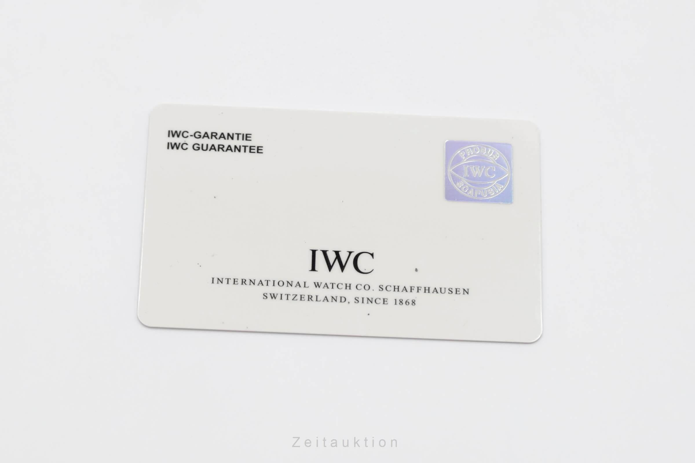 IWC Fliegerchronograph Chronograph Stahl Automatik Kal. 79320 Ref. IW370607  | Zeitauktion