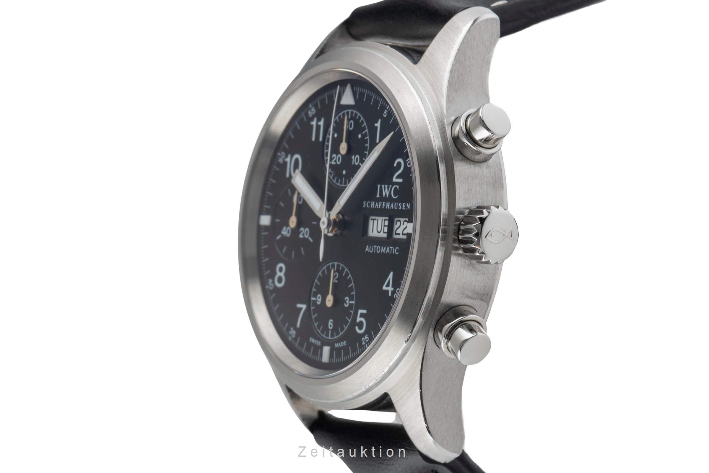 IWC Fliegerchronograph Chronograph Stahl Automatik Kal. 79320 Ref. IW370607  | Zeitauktion