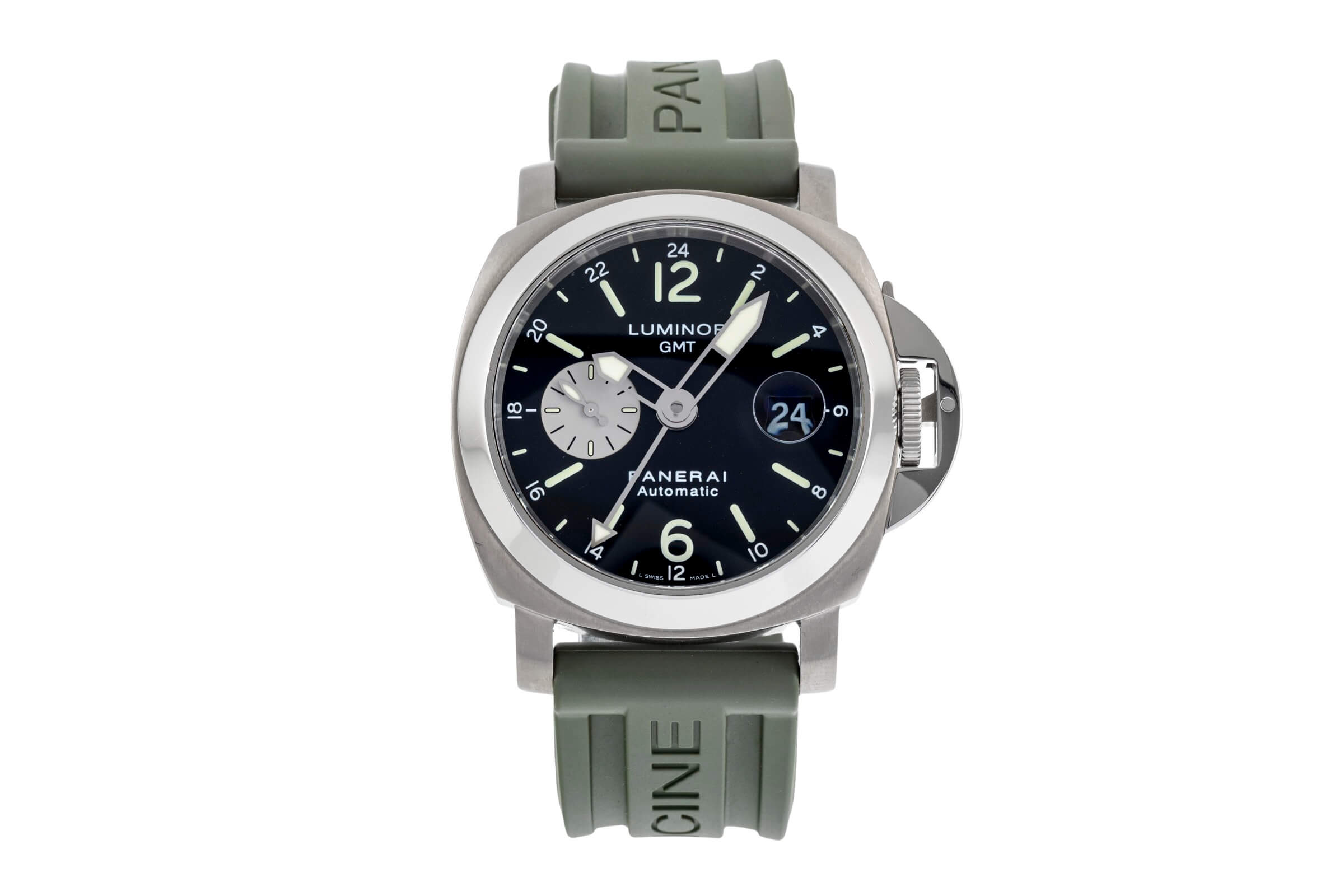 Panerai Luminor GMT steel / titanium automatic Kal. 7750-P2 Ref. PAM00161  | Zeitauktion