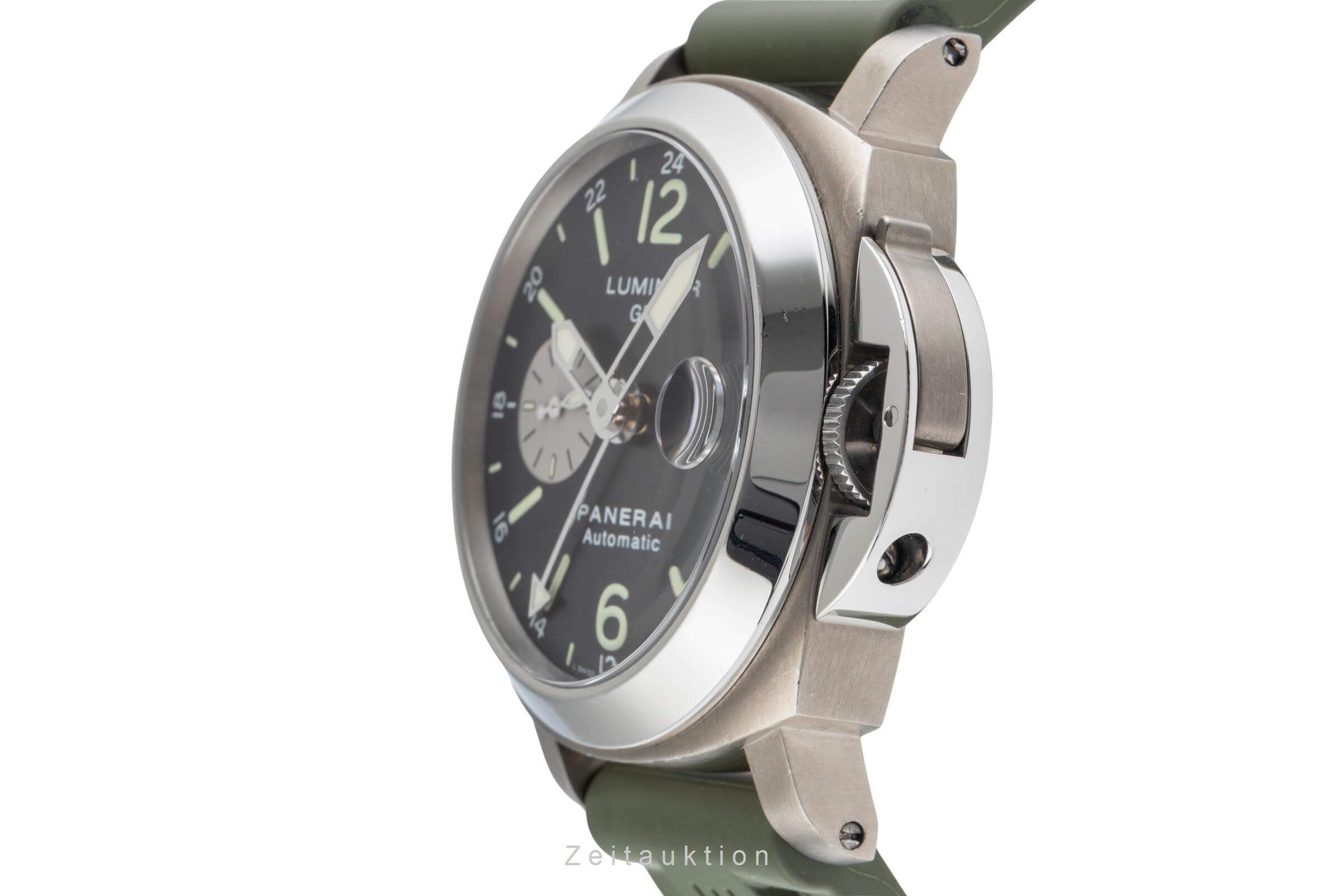 Panerai Luminor GMT steel / titanium automatic Kal. 7750-P2 Ref. PAM00161  | Zeitauktion
