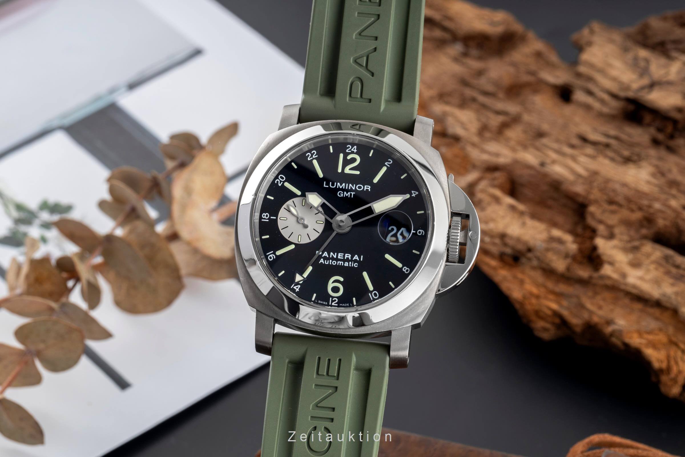 Panerai Luminor GMT steel / titanium automatic Kal. 7750-P2 Ref. PAM00161  | Zeitauktion