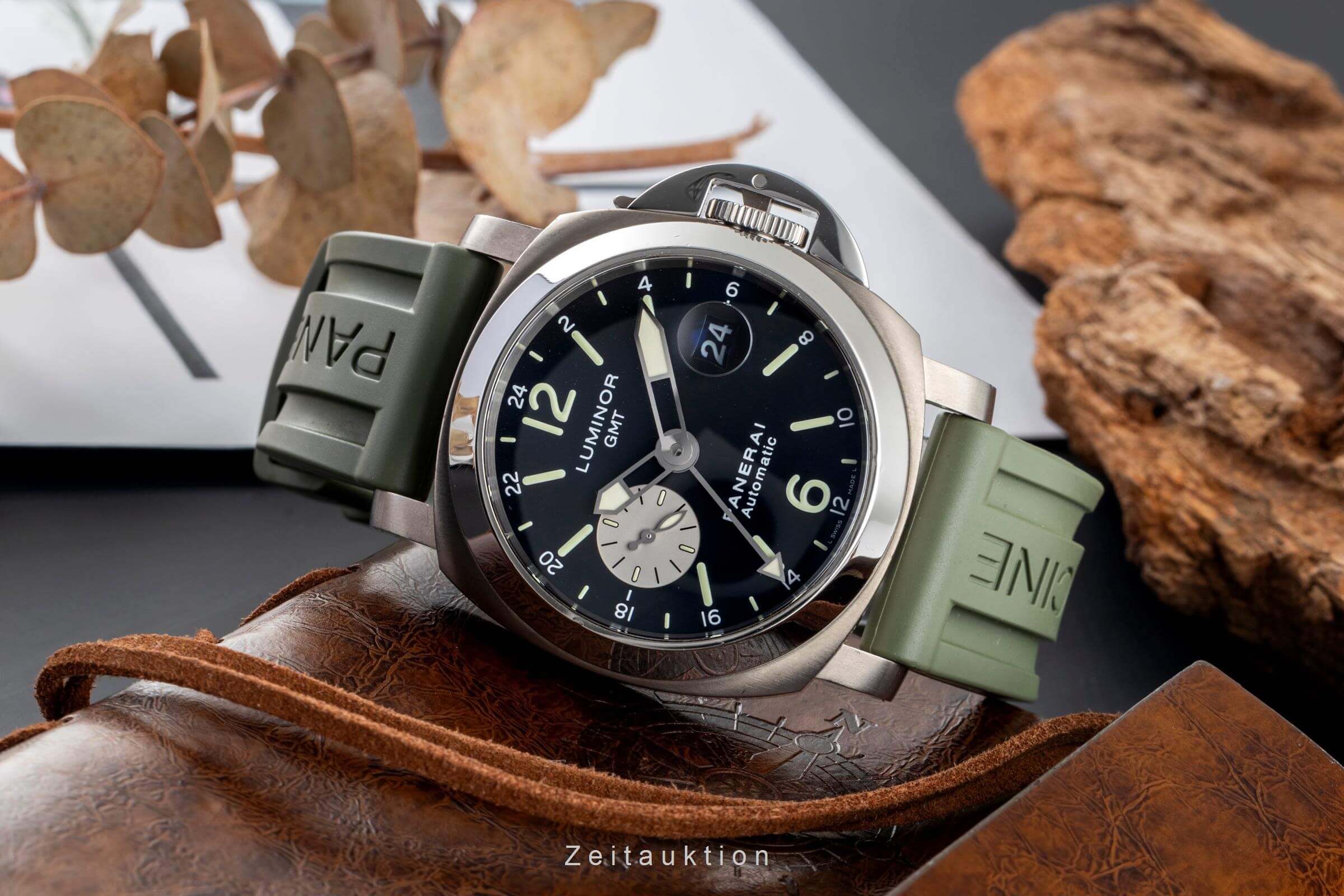 Panerai Luminor GMT steel / titanium automatic Kal. 7750-P2 Ref. PAM00161  | Zeitauktion