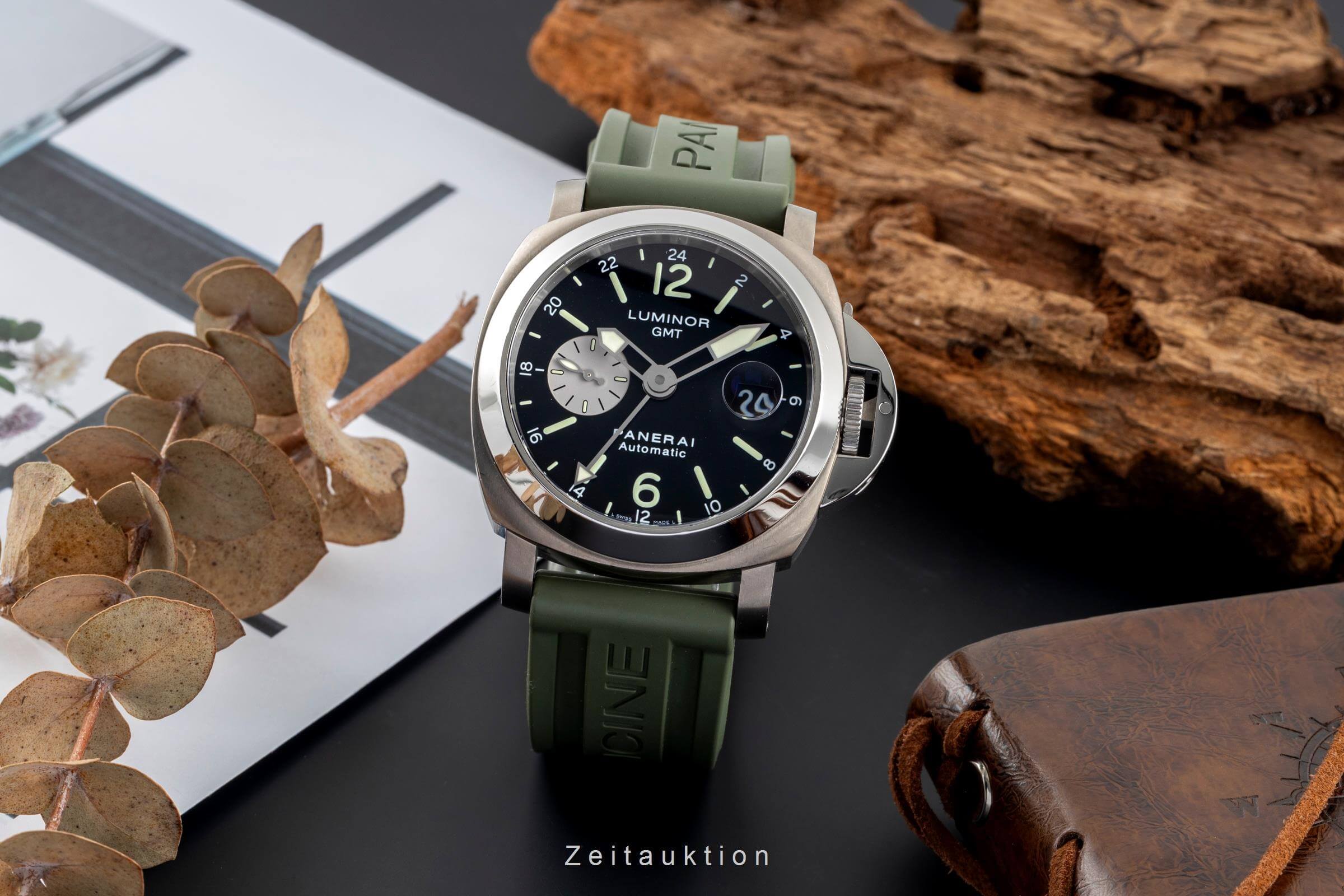 Panerai Luminor GMT steel / titanium automatic Kal. 7750-P2 Ref. PAM00161  | Zeitauktion