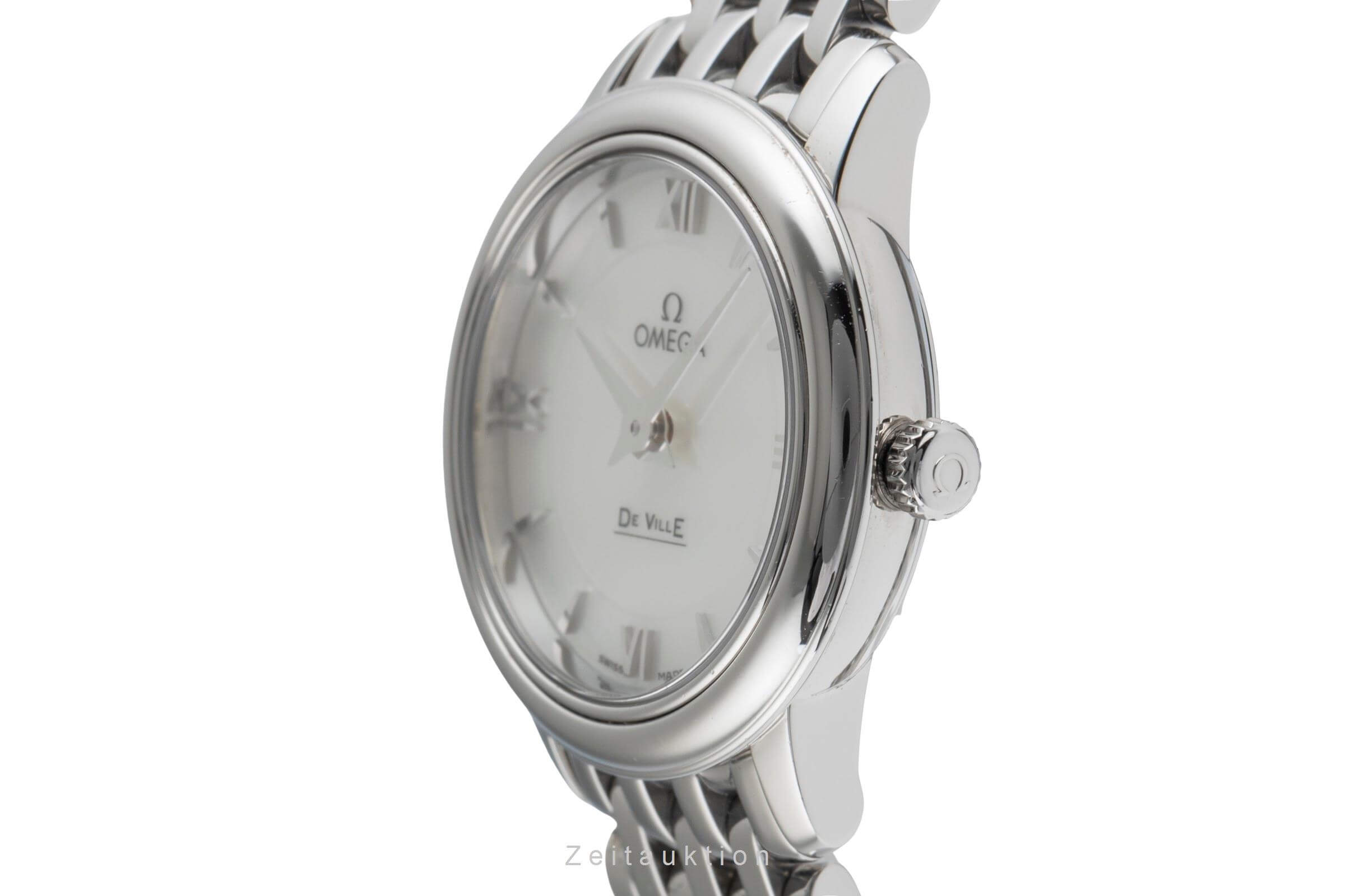 Omega De Ville Stahl Quarz Kal. 1376 Ref. 424.10.24.60.05.001  | Zeitauktion