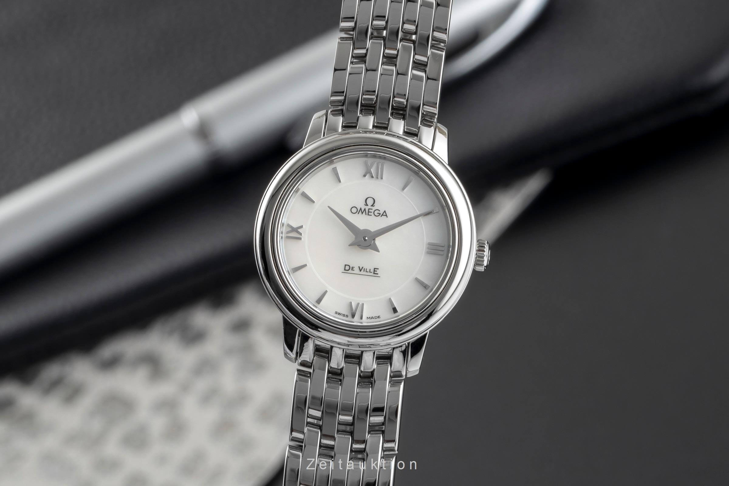 Omega De Ville Stahl Quarz Kal. 1376 Ref. 424.10.24.60.05.001  | Zeitauktion