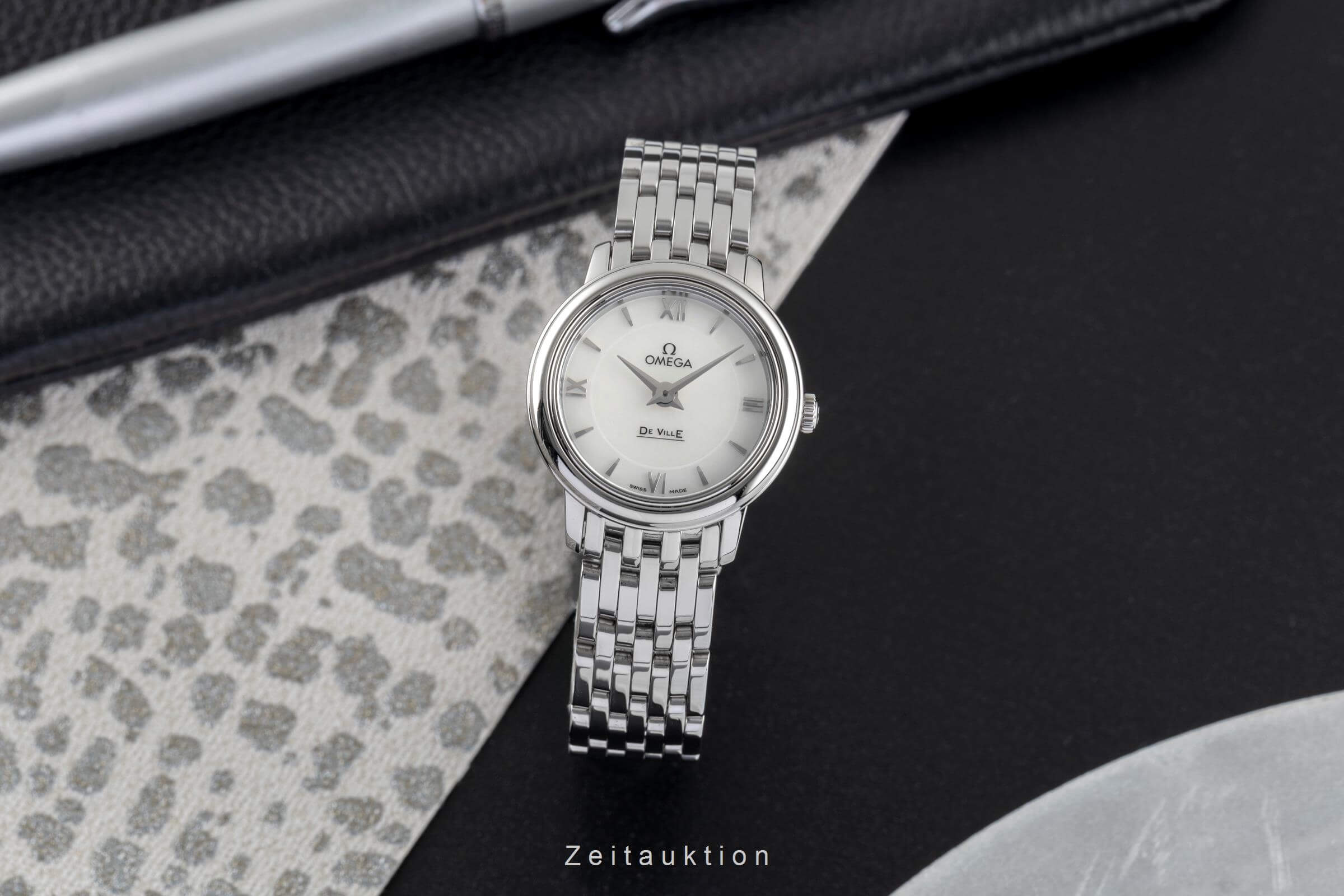 Omega De Ville Stahl Quarz Kal. 1376 Ref. 424.10.24.60.05.001  | Zeitauktion
