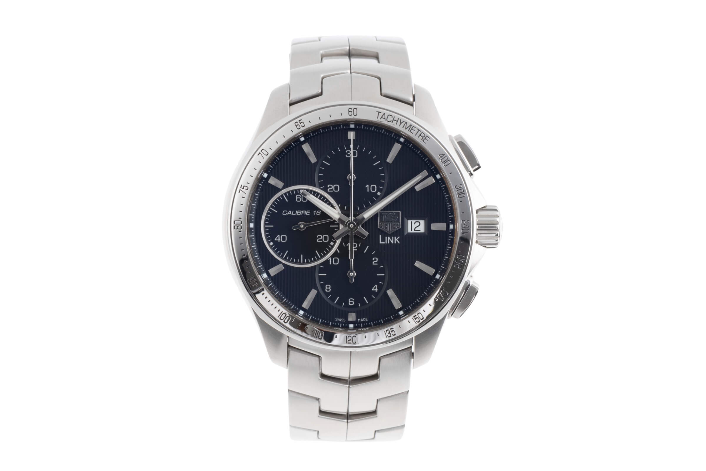 Tag Heuer Link chronograph steel automatic Kal. 16 Ref. CAT2010  | Zeitauktion