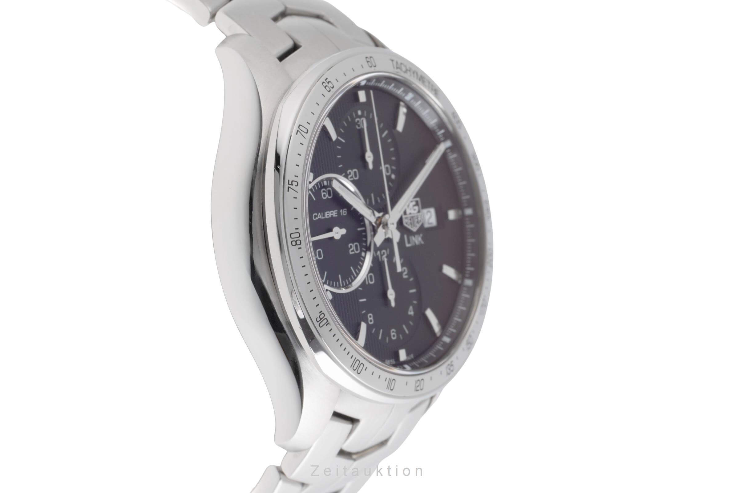 Tag Heuer Link chronograph steel automatic Kal. 16 Ref. CAT2010  | Zeitauktion
