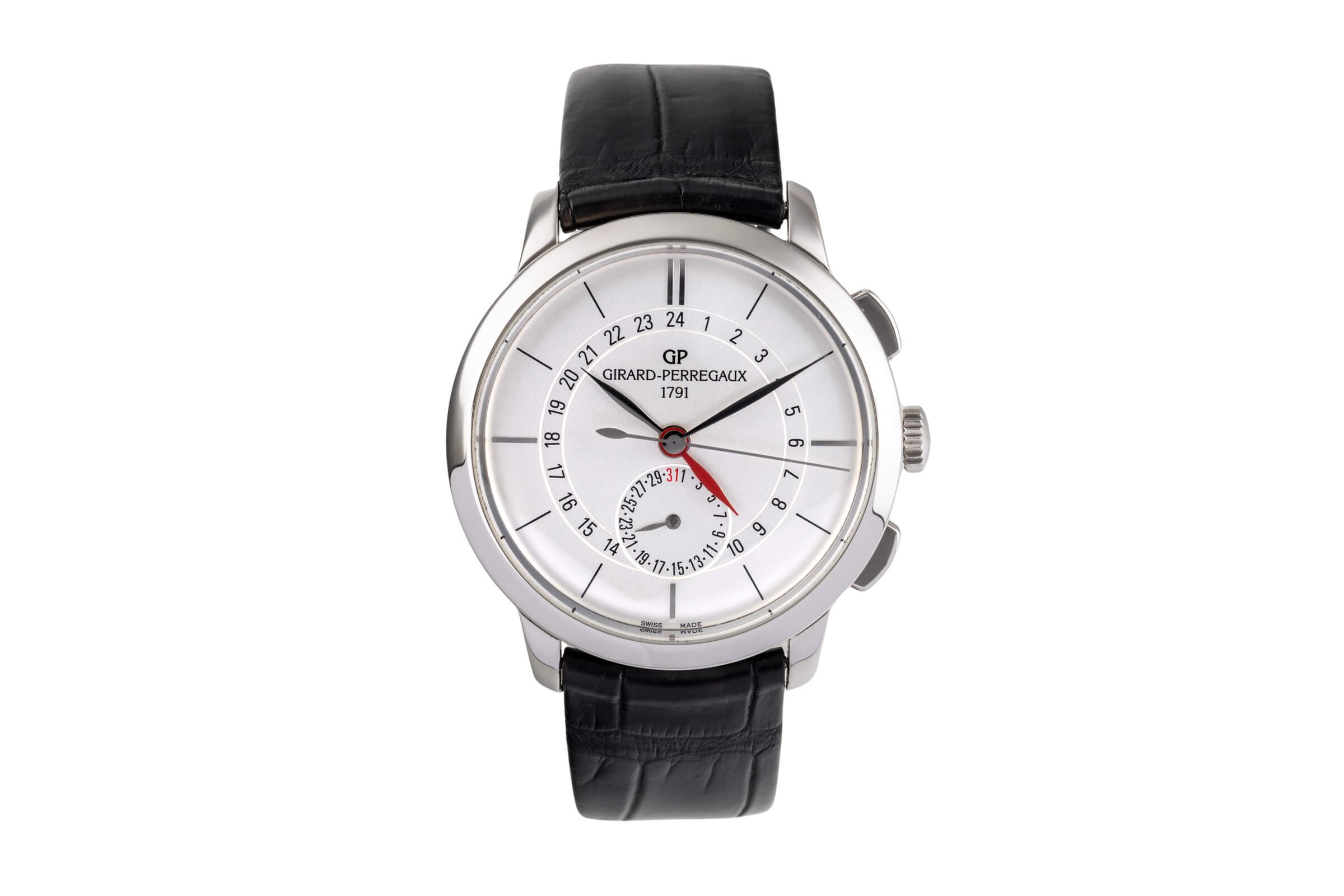 Girard Perregaux 1966 chronographe acier automatique Kal. GP 3300 Ref. 49544  | Zeitauktion