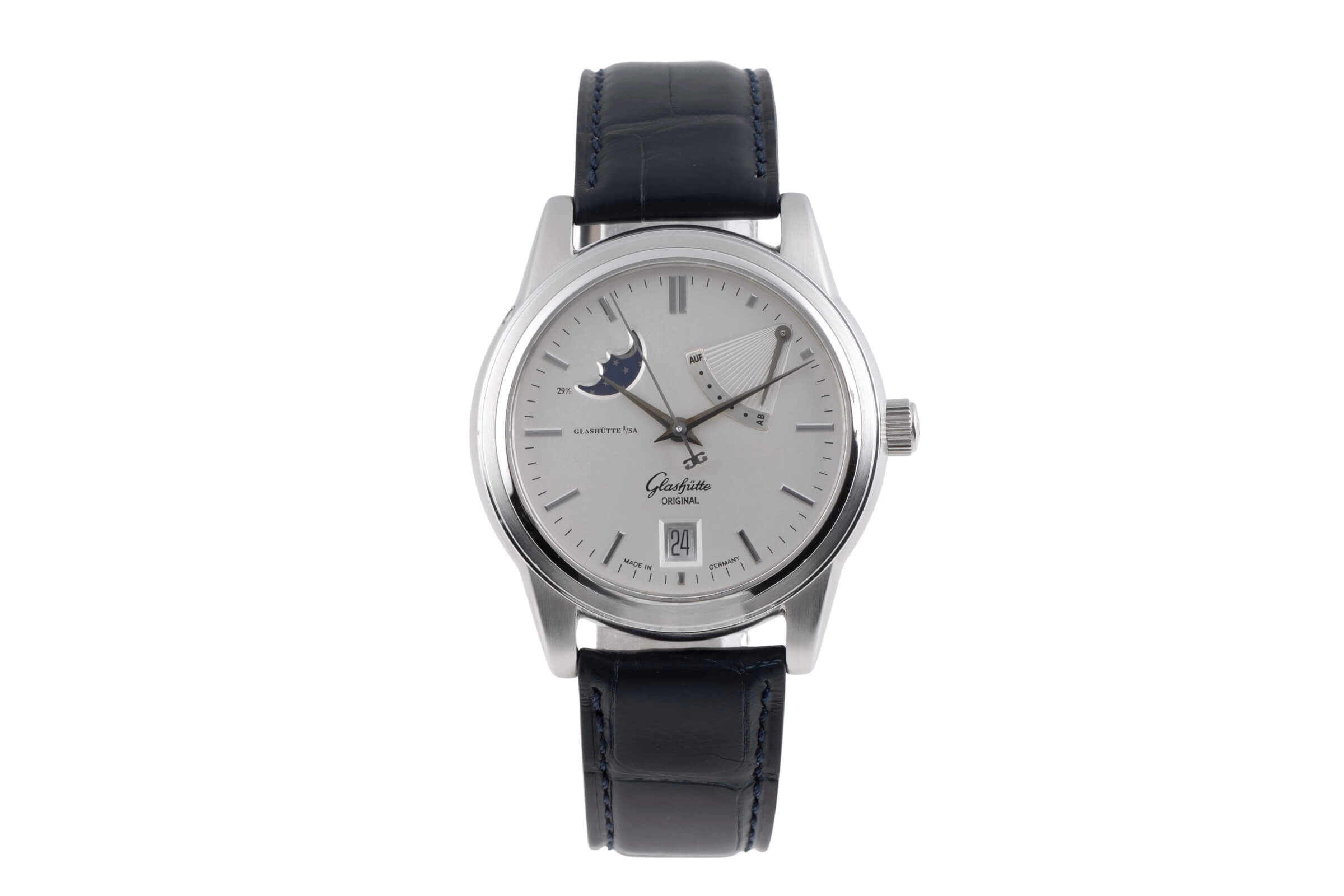 Glashütte Original Senator acier automatique Kal. GUB 39 Ref. 39-44-04-12-04  | Zeitauktion