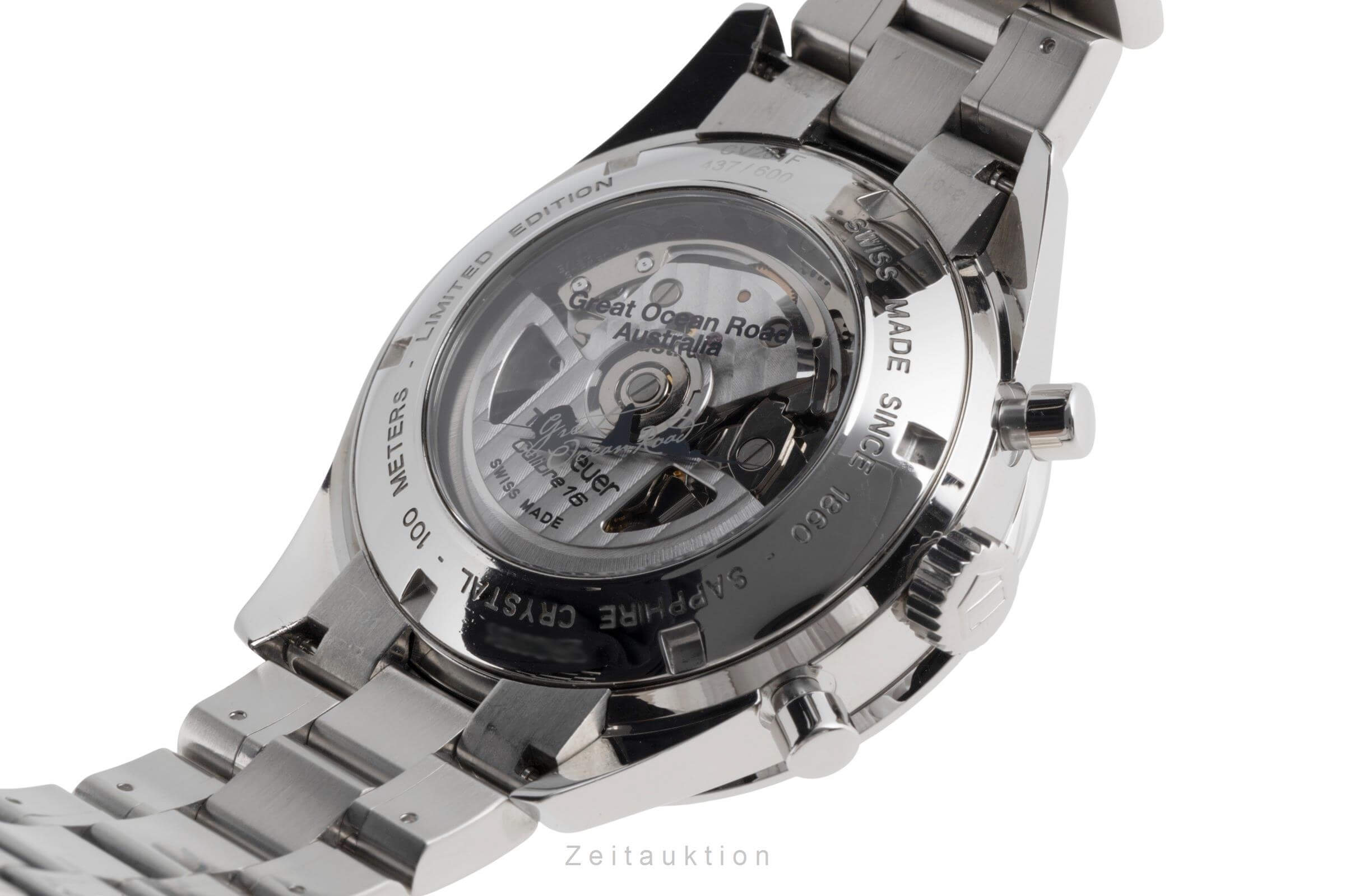 Tag Heuer Carrera Chronograph Stahl Automatik Kal. 16 Ref. CV201F LIMITED EDITION | Zeitauktion