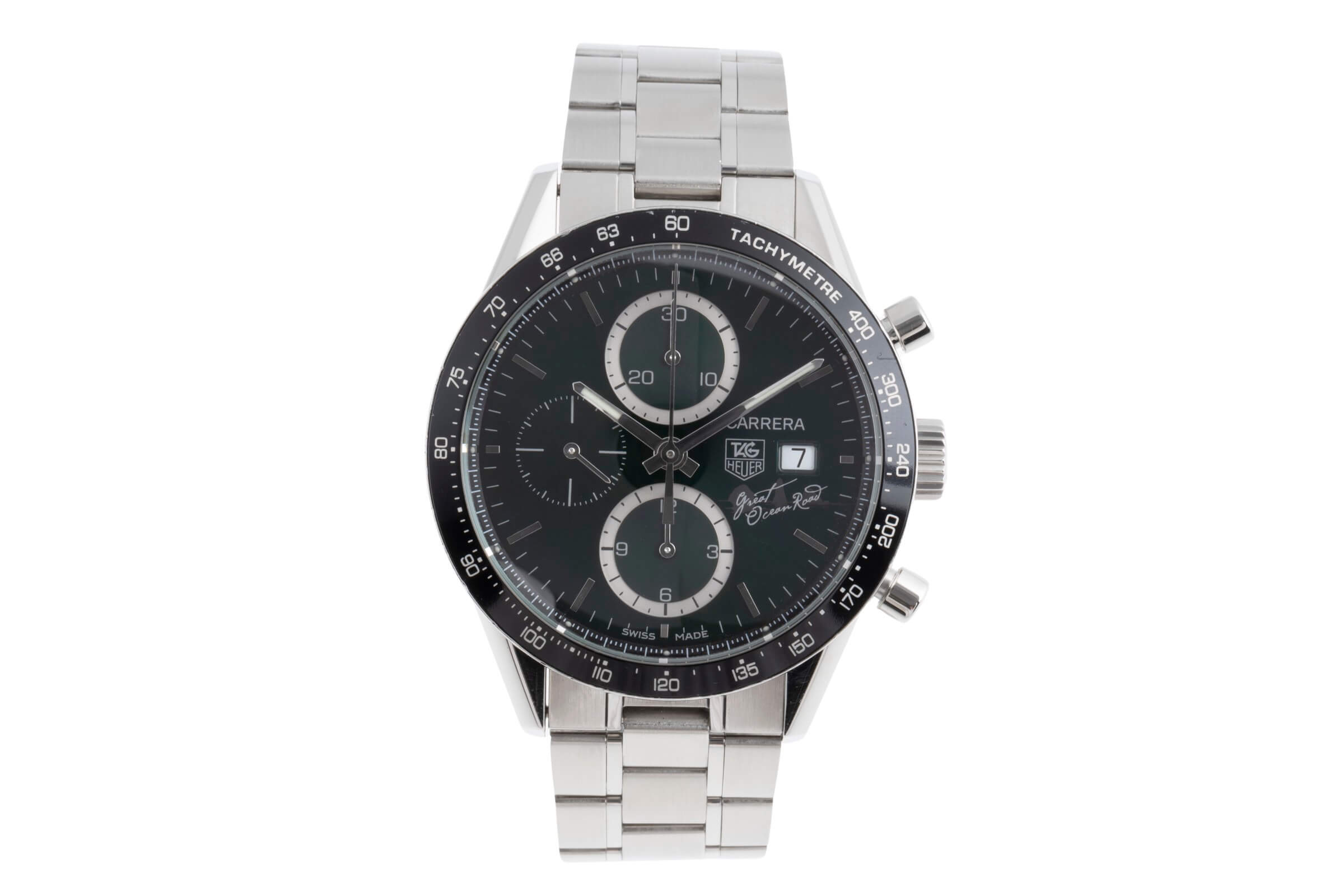 Tag Heuer Carrera chronograph steel automatic Kal. 16 Ref. CV201F LIMITED EDITION | Zeitauktion