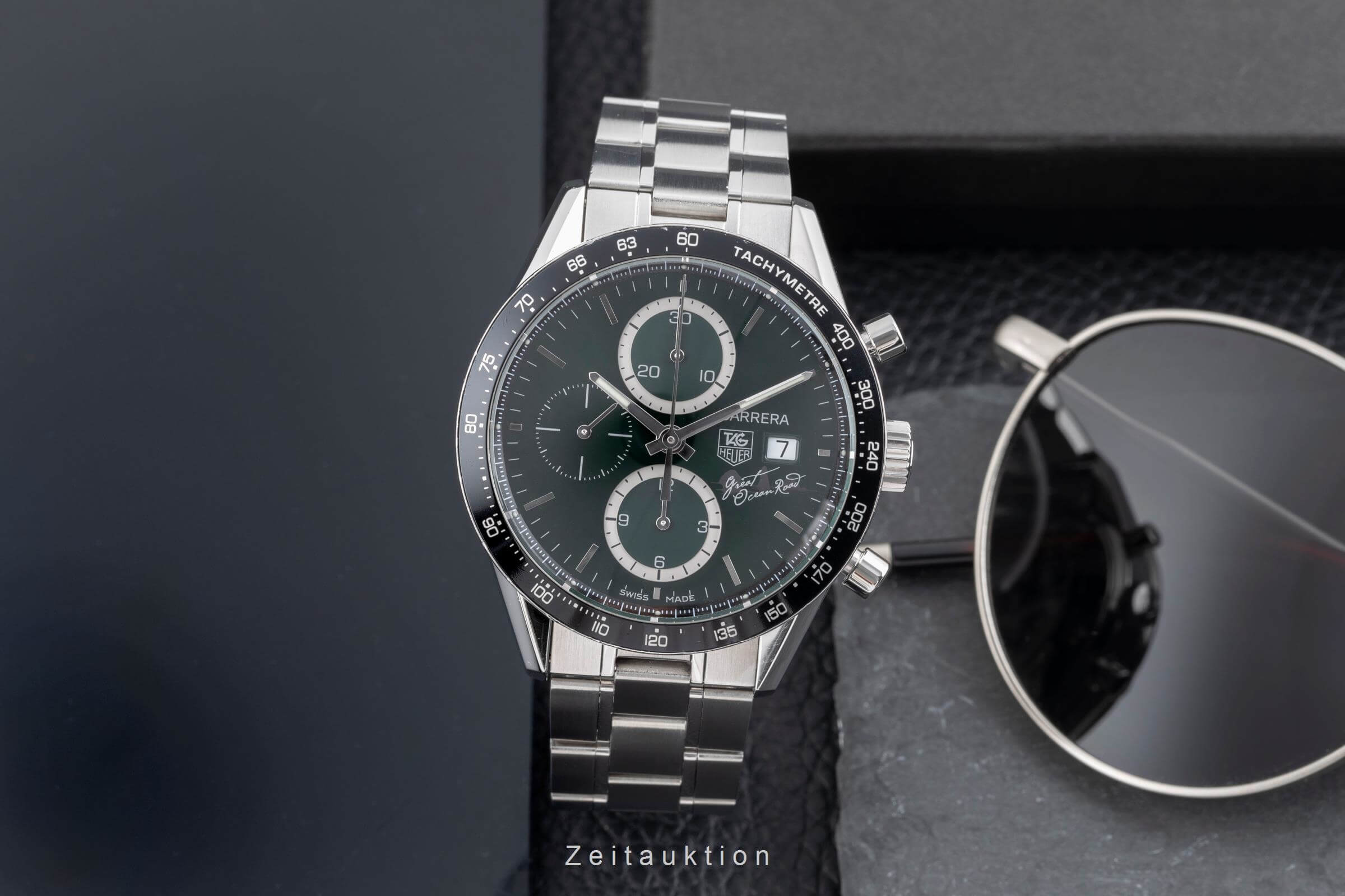 Tag Heuer Carrera Chronograph Stahl Automatik Kal. 16 Ref. CV201F LIMITED EDITION | Zeitauktion