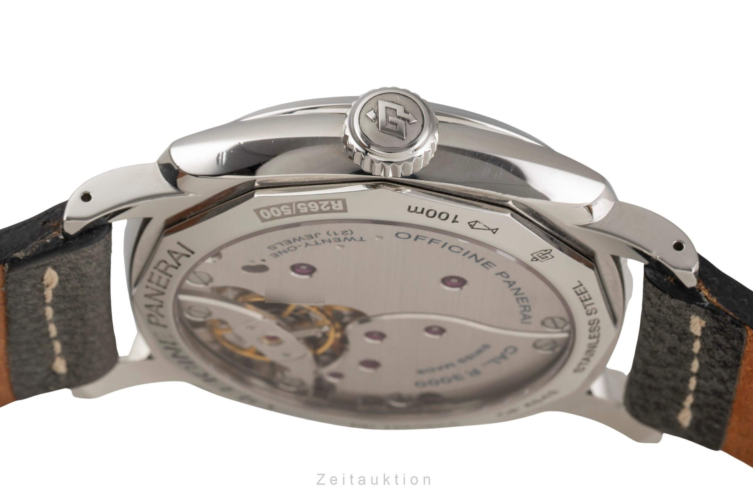 Panerai Radiomir steel manual winding Kal. P.3000 Ref. PAM00514  | Zeitauktion