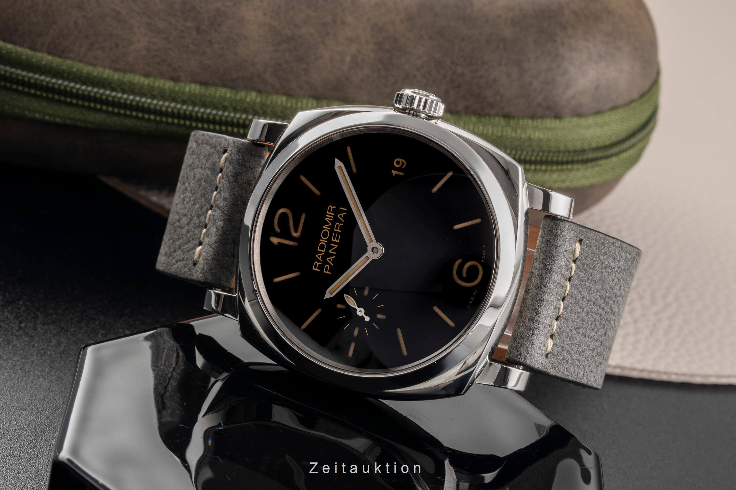 Panerai Radiomir steel manual winding Kal. P.3000 Ref. PAM00514  | Zeitauktion