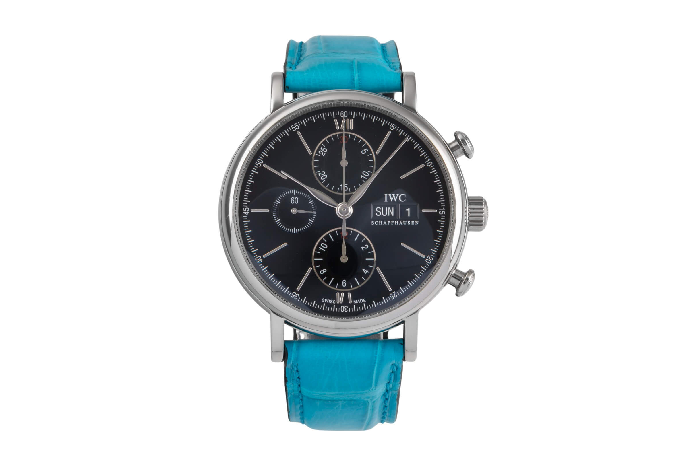 IWC Portofino chronographe acier automatique Kal. C.75320 Ref. IW391008  | Zeitauktion