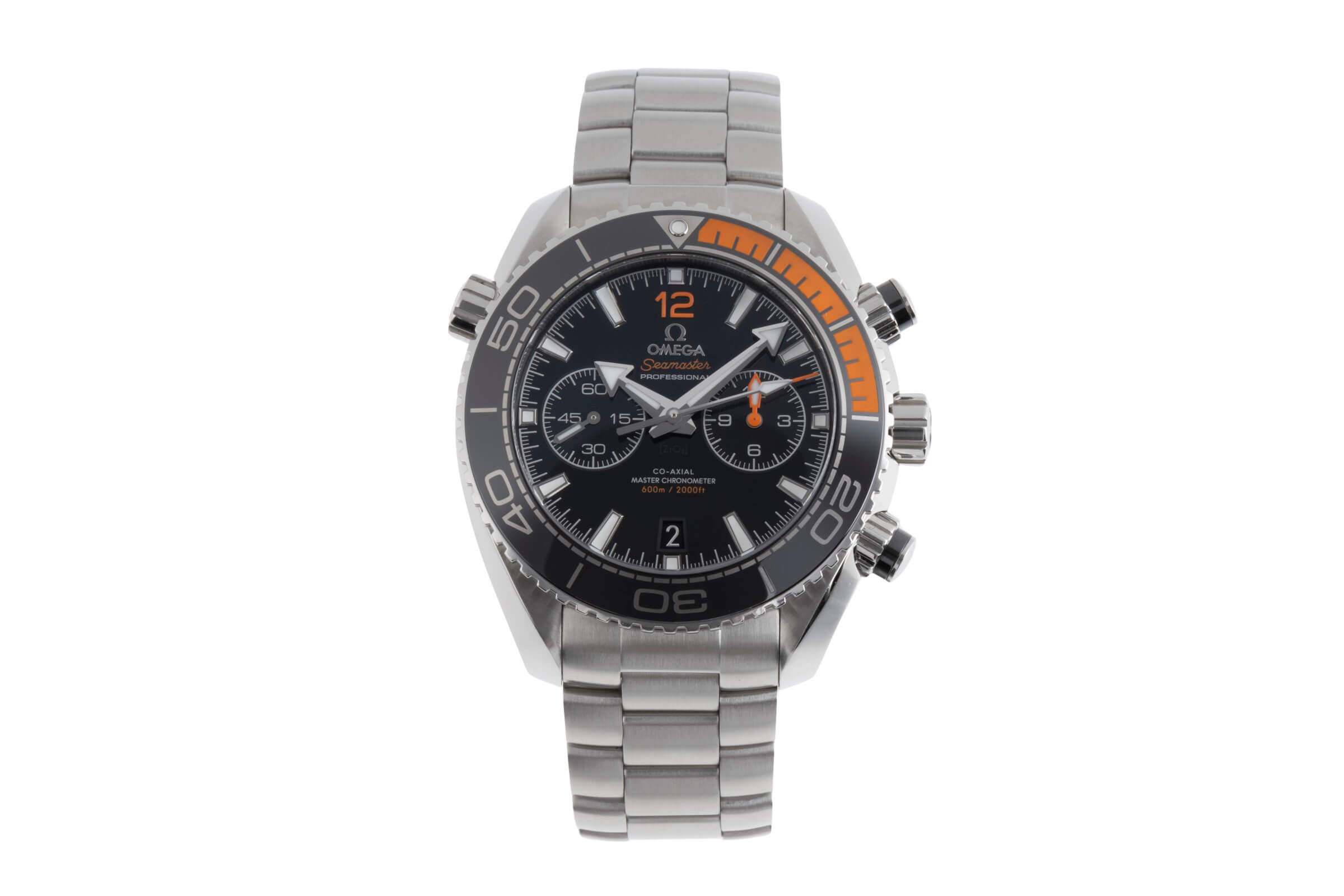 Omega Seamaster chronograph steel automatic Kal. 9900 Ref. 215.30.46.51.01.002  | Zeitauktion