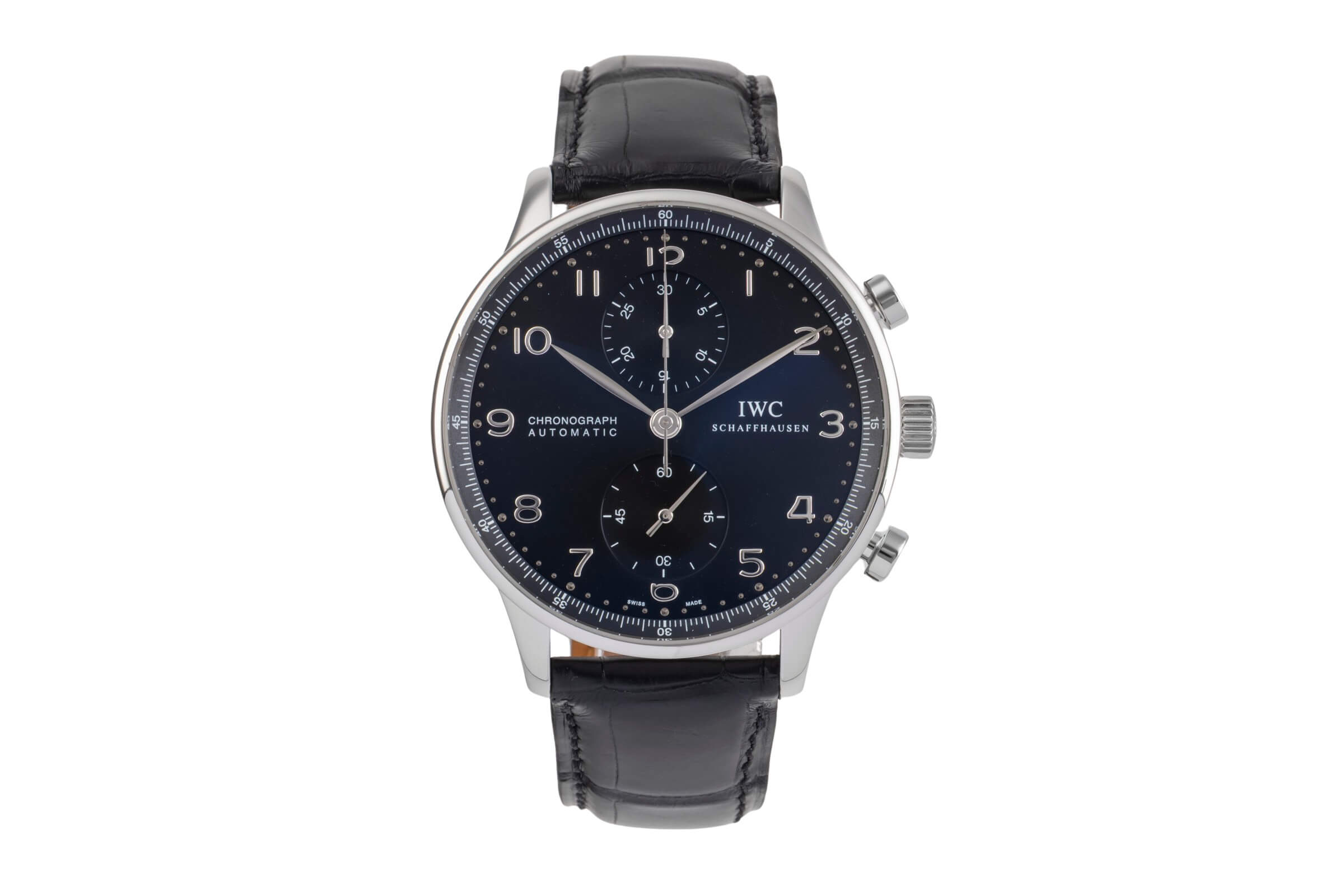 IWC Portugieser chronograph steel automatic Kal. 79350 Ref. IW371438  | Zeitauktion