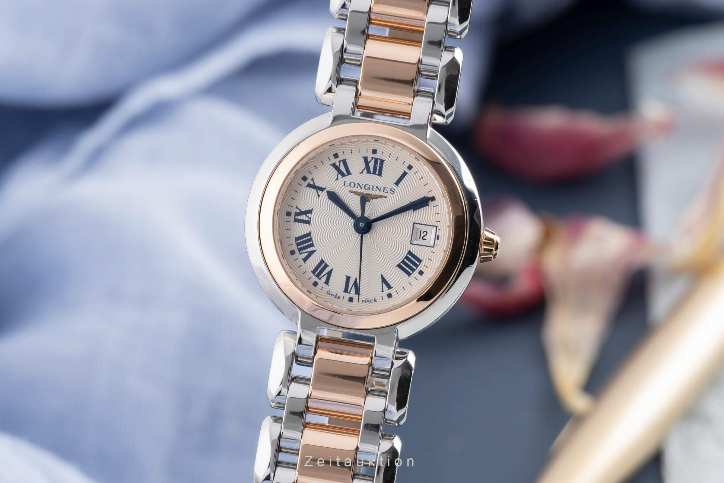 Longines Prima Luna steel / gold quartz Kal. L 250.2 Ref. L8.110.5  | Zeitauktion
