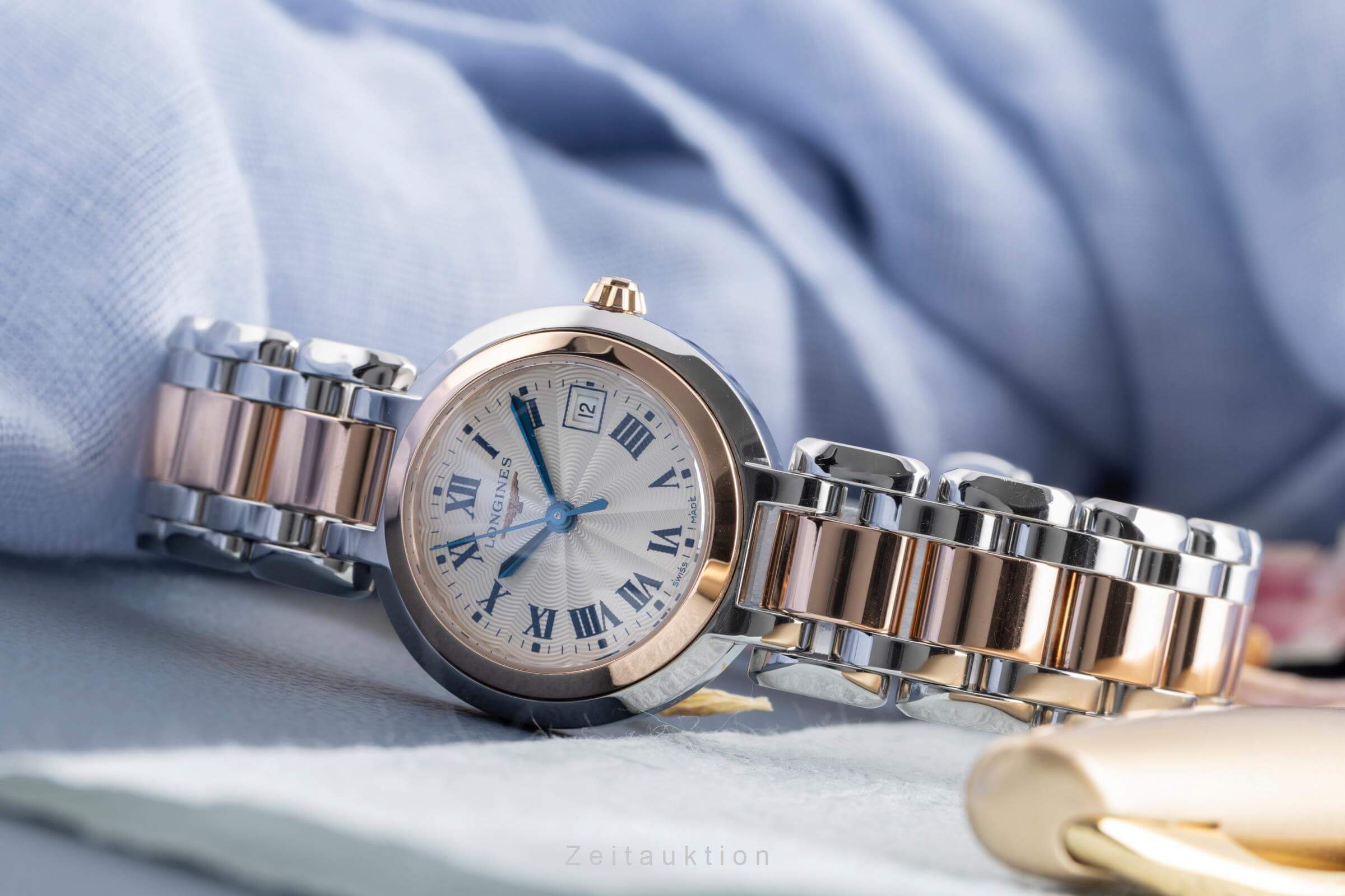Longines Prima Luna steel / gold quartz Kal. L 250.2 Ref. L8.110.5  | Zeitauktion