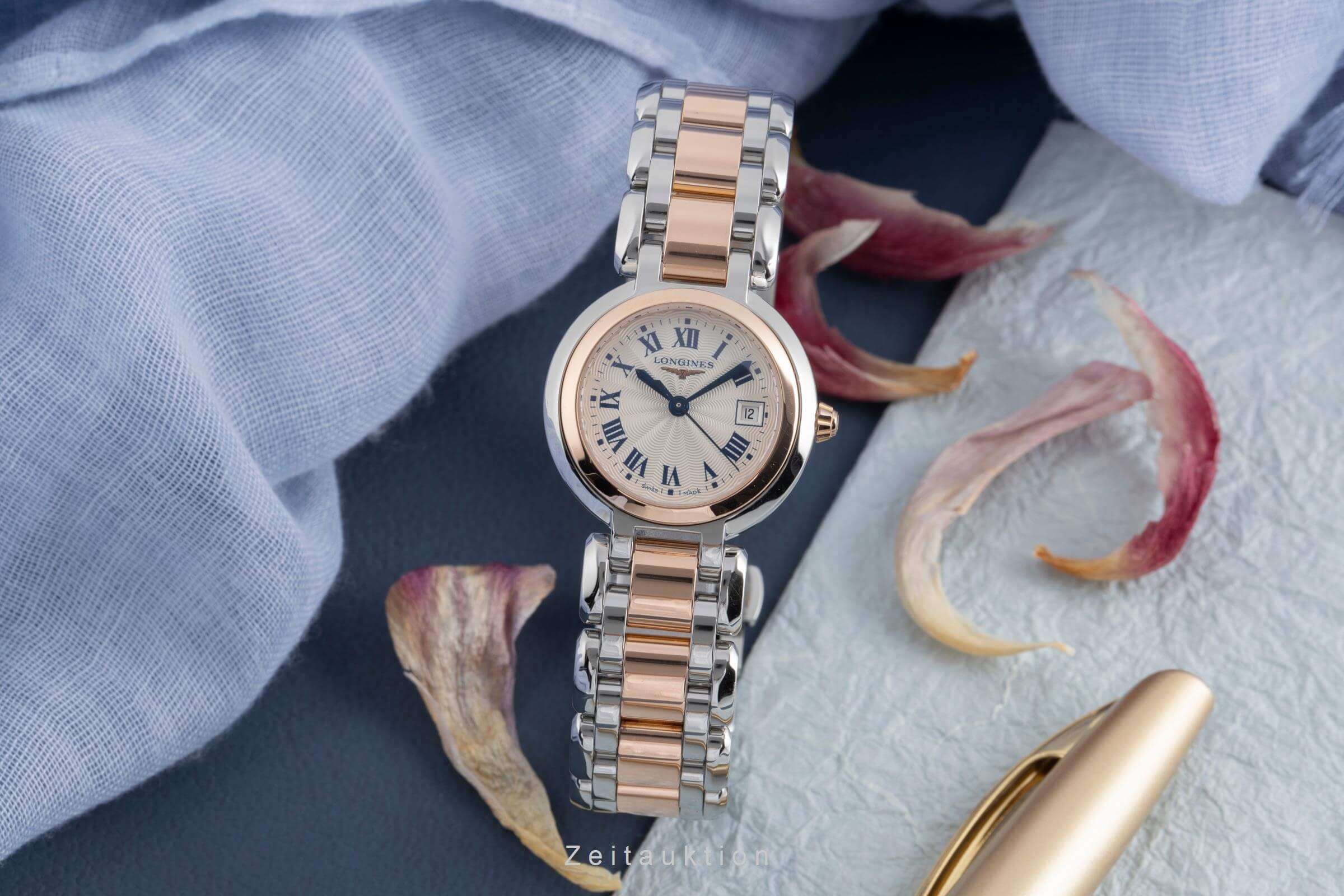 Longines Prima Luna steel / gold quartz Kal. L 250.2 Ref. L8.110.5  | Zeitauktion
