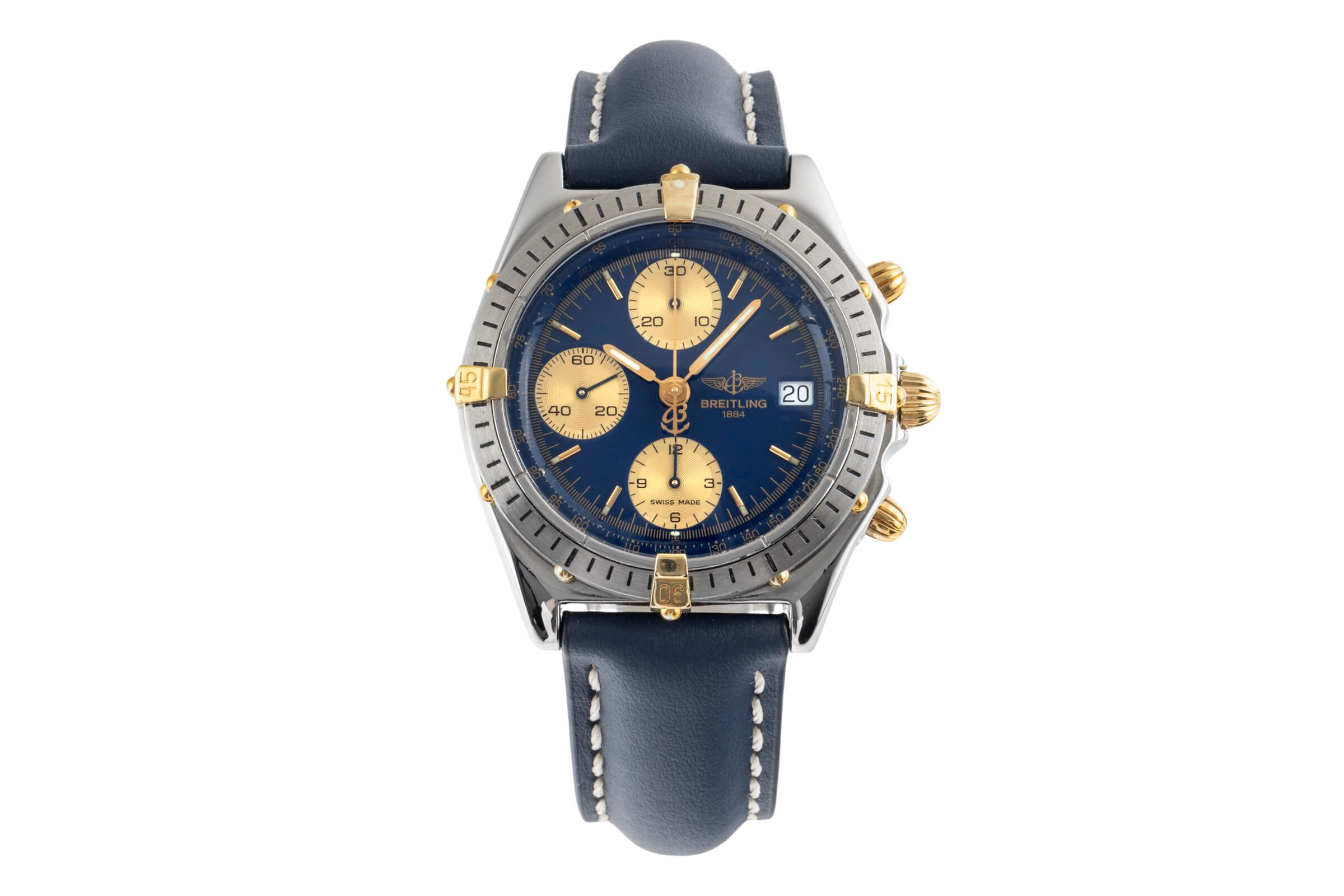 Breitling Chronomat chronograph gilt / steel automatic Kal. B13 Ref. B13048  | Zeitauktion