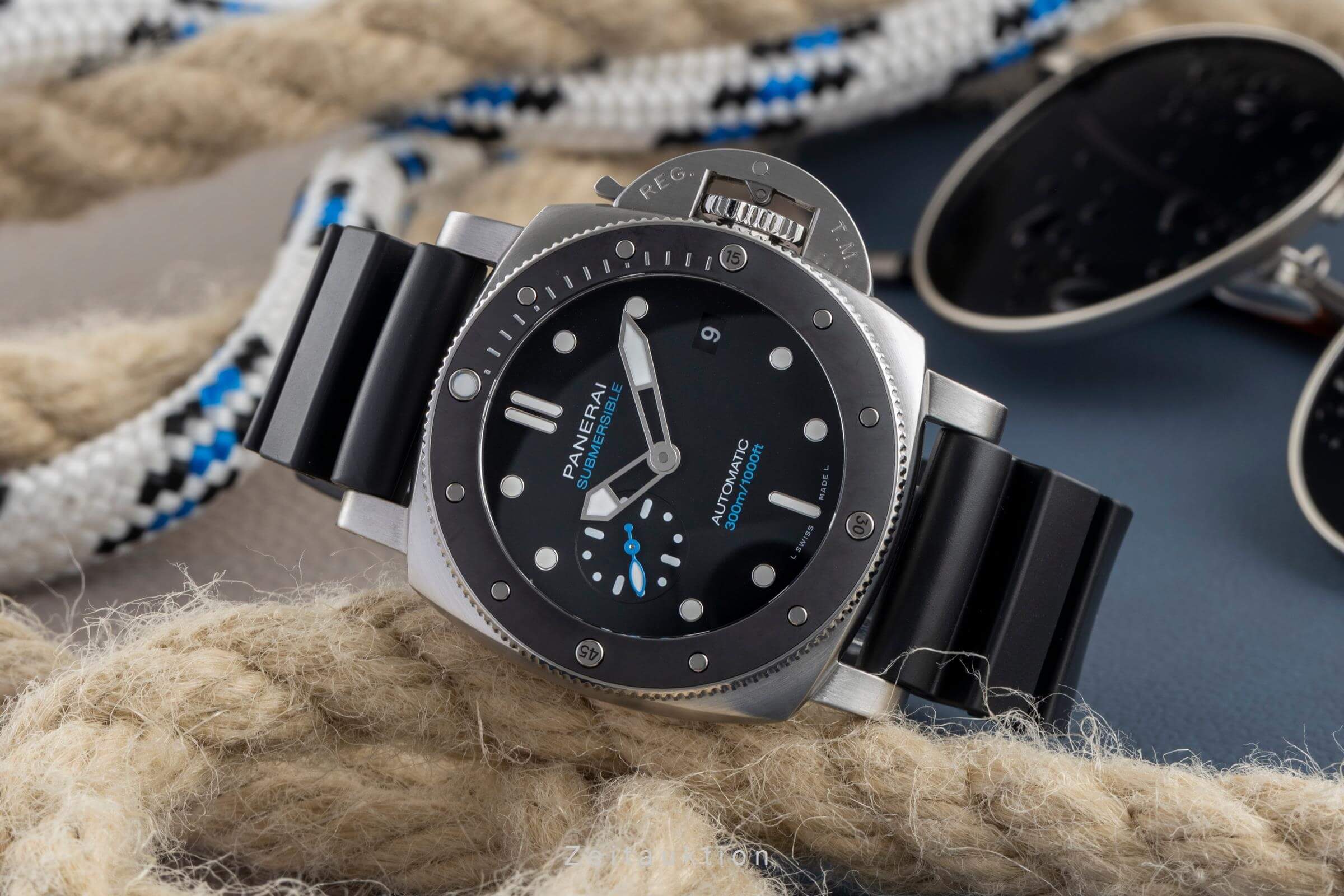 Panerai Submersible steel automatic Kal. P.900 Ref. PAM00683  | Zeitauktion
