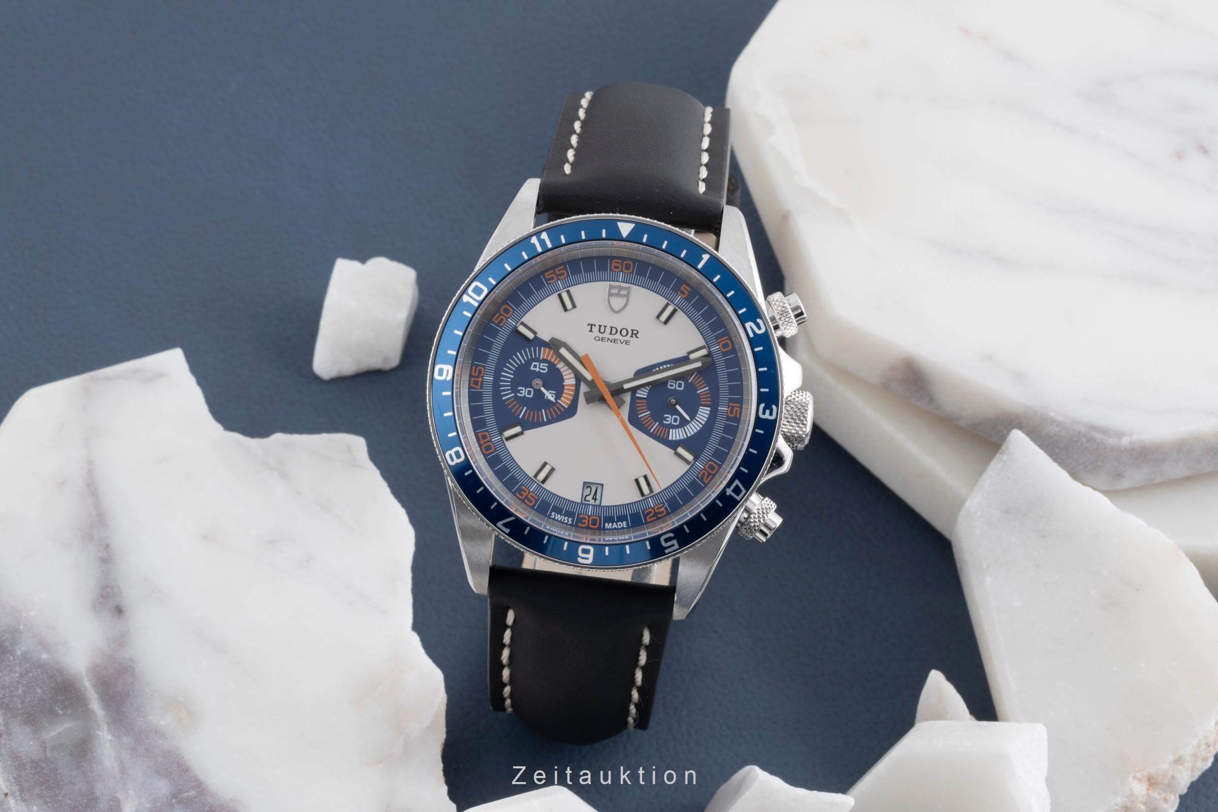 Tudor Heritage Chronograph  chronographe acier automatique Ref. 70330B  | Zeitauktion