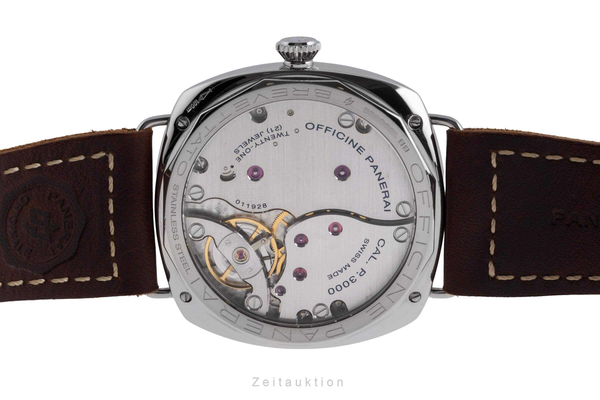 Panerai Radiomir steel manual winding Kal. P.9000 Ref. PAM00425  | Zeitauktion