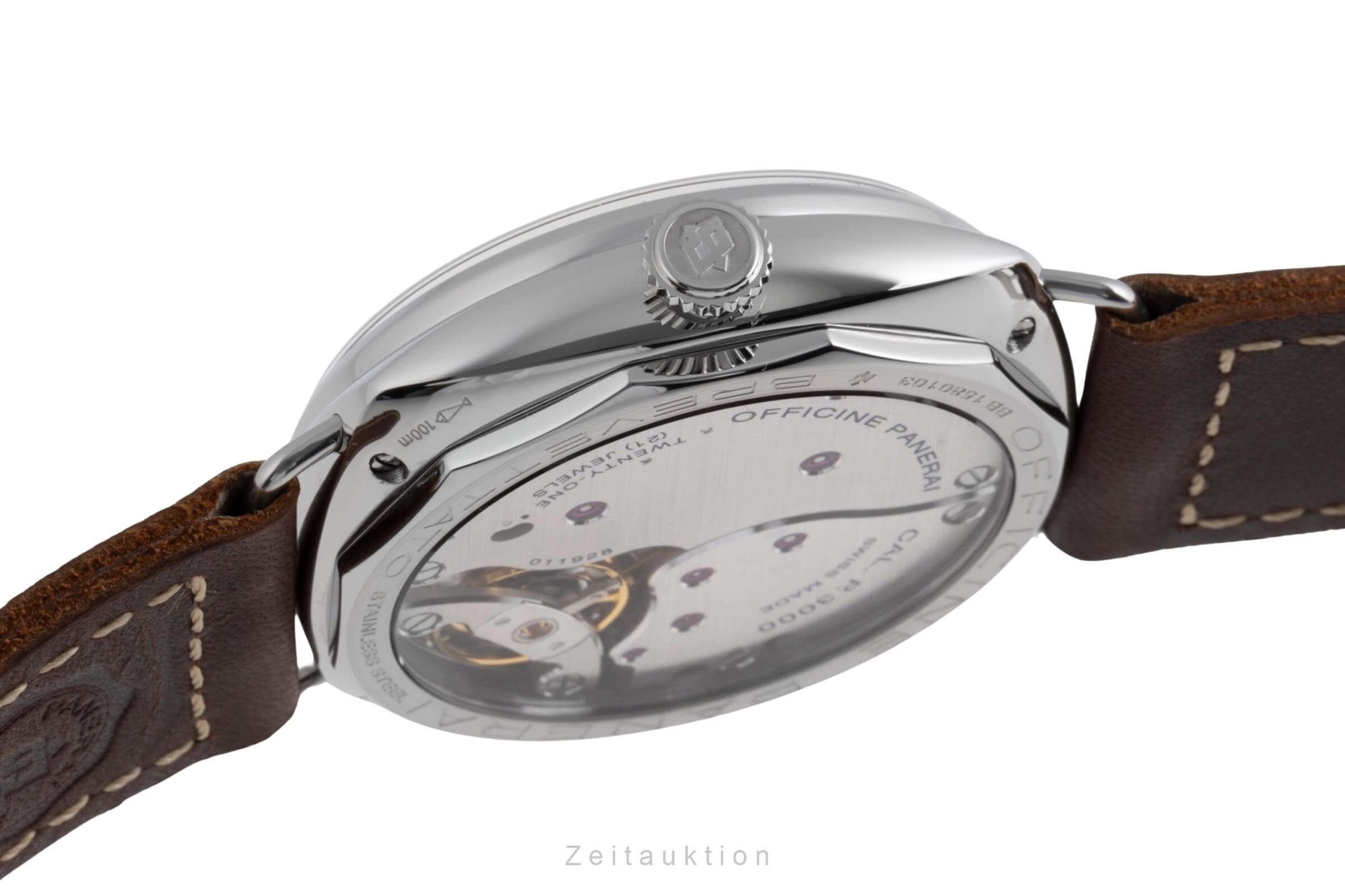 Panerai Radiomir steel manual winding Kal. P.9000 Ref. PAM00425  | Zeitauktion