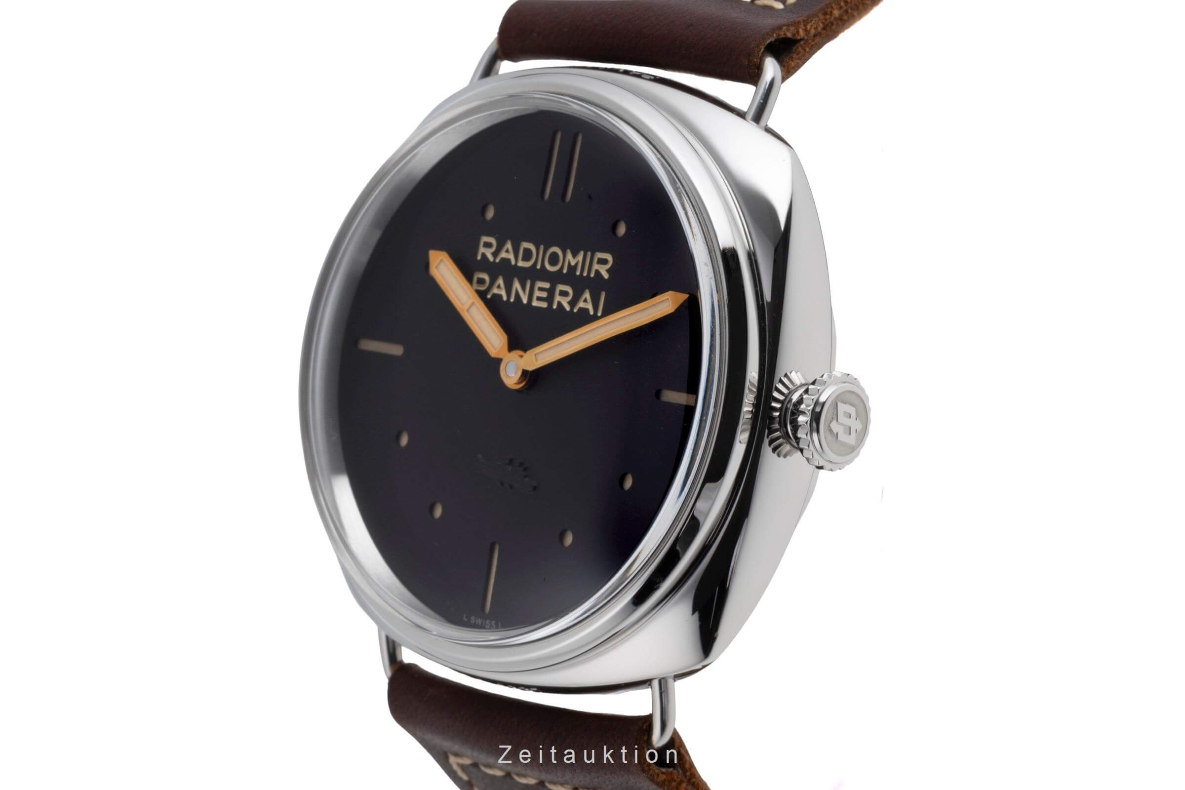 Panerai Radiomir steel manual winding Kal. P.9000 Ref. PAM00425  | Zeitauktion