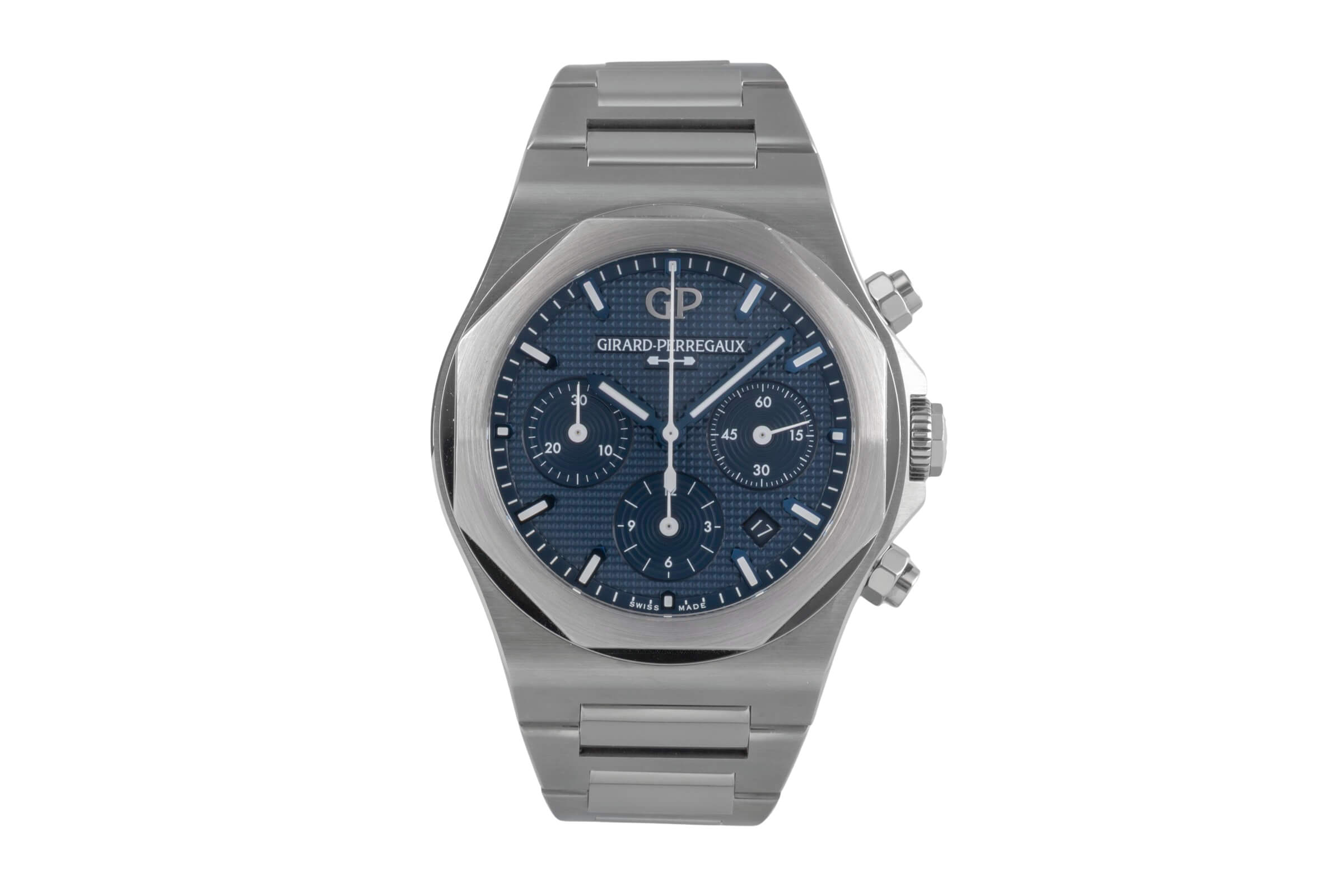 Girard Perregaux Laureato Chronograph Stahl Automatik Kal. GP 3300 Ref. 81020-11-431-11A	  | Zeitauktion