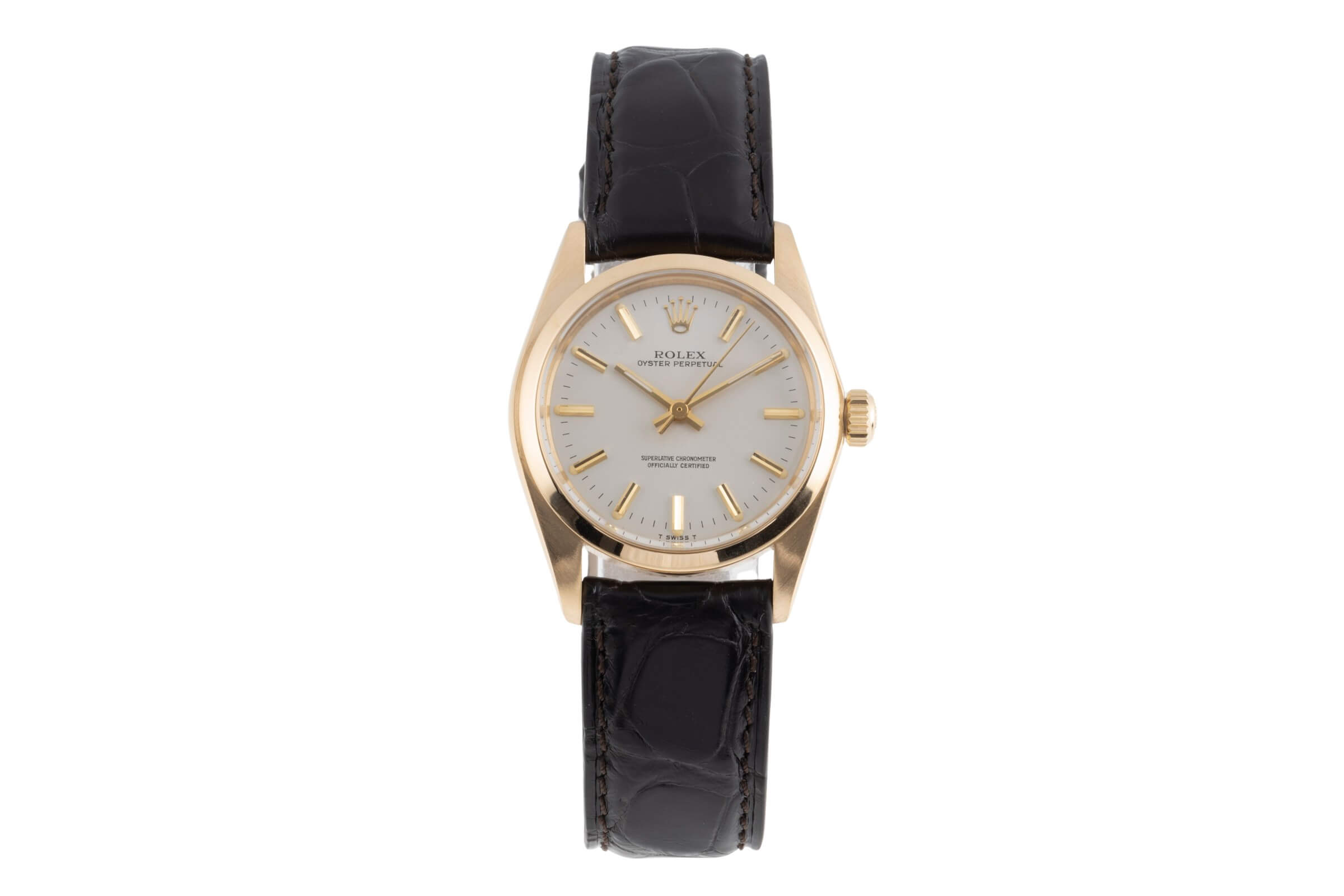 Rolex Oyster Perpetual 18k Gold Automatik Kal. 2030 Ref. 6748 VINTAGE  | Zeitauktion