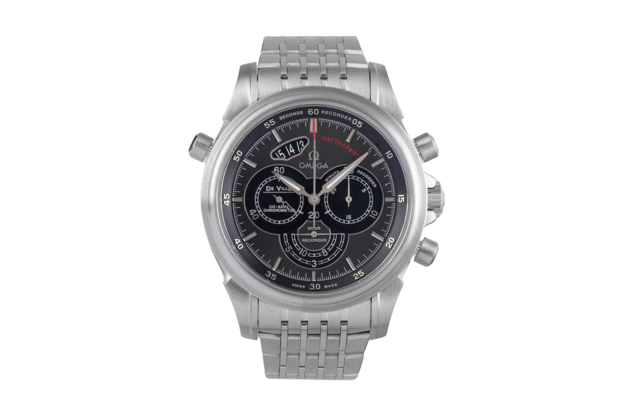 Omega De Ville chronograph steel automatic Kal. 3612 Ref. 422.10.44.51.06.001  | Zeitauktion