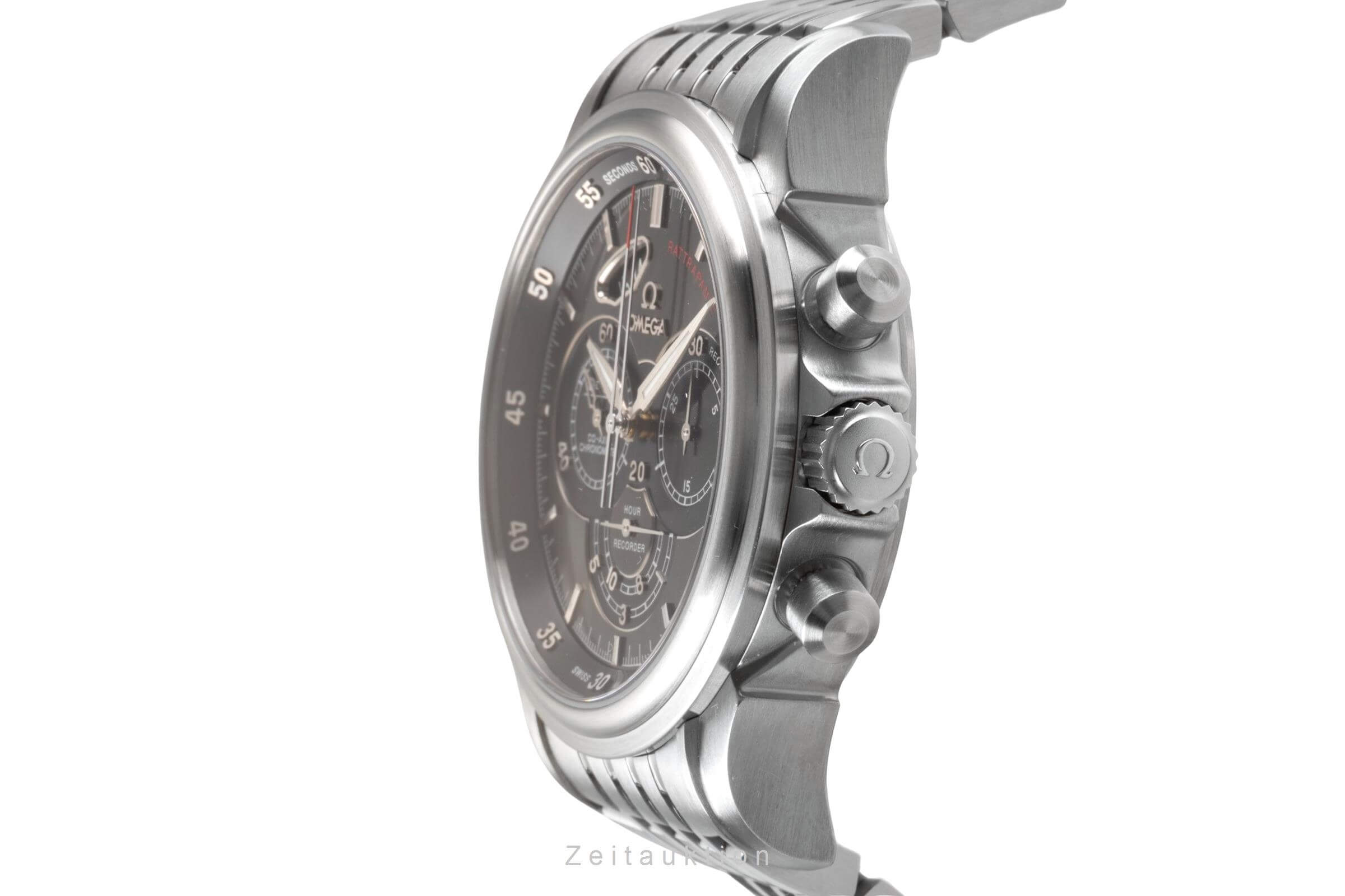 Omega De Ville Chronograph Stahl Automatik Kal. 3612 Ref. 422.10.44.51.06.001  | Zeitauktion