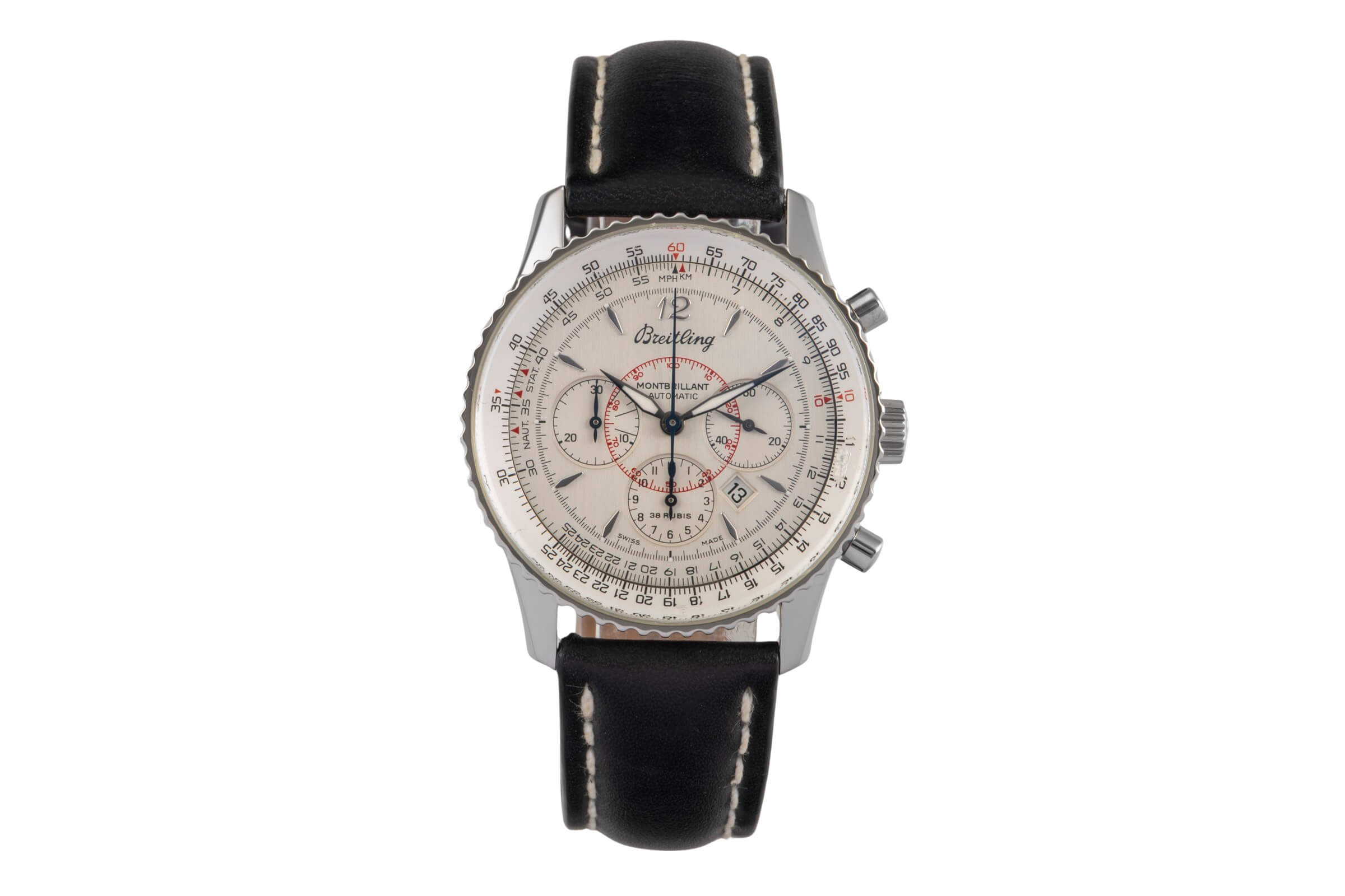 Breitling Montbrillant Chronograph Stahl Automatik Kal. B41 Ref. A41330  | Zeitauktion