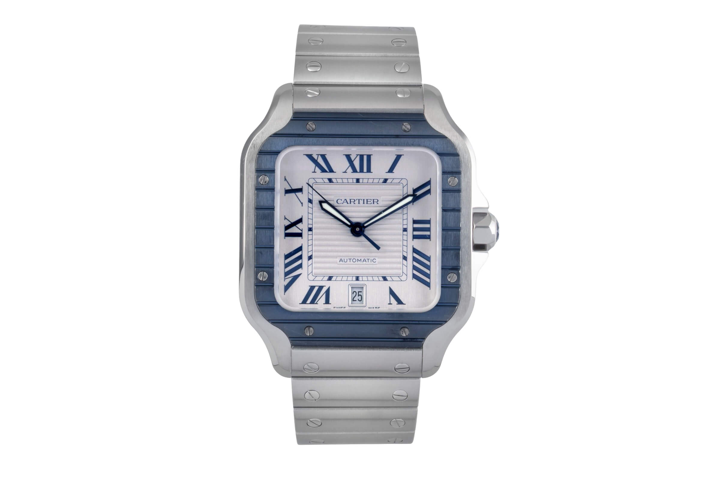 Cartier Santos steel automatic Kal. 1847 MC Ref. WSSA0047  | Zeitauktion