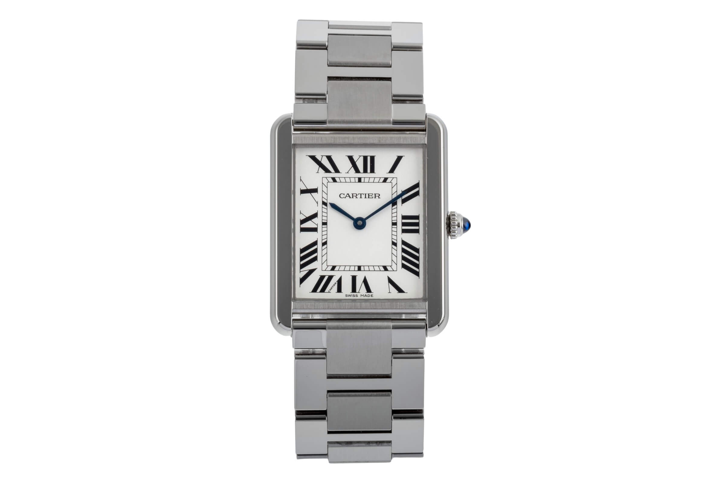Cartier Tank acero cuarzo Kal. 690 Ref. W5200014  | Zeitauktion