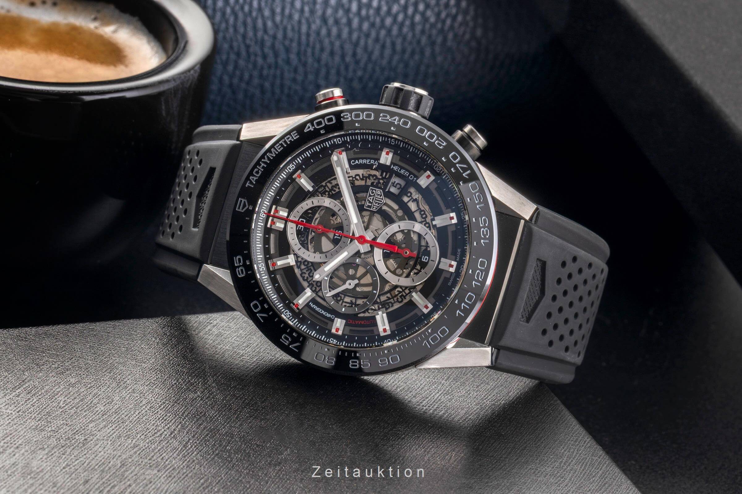 Tag Heuer Carrera Chronograph Stahl Automatik Kal. Heuer 01 Ref. CAR2A1Z.FT6044	  | Zeitauktion