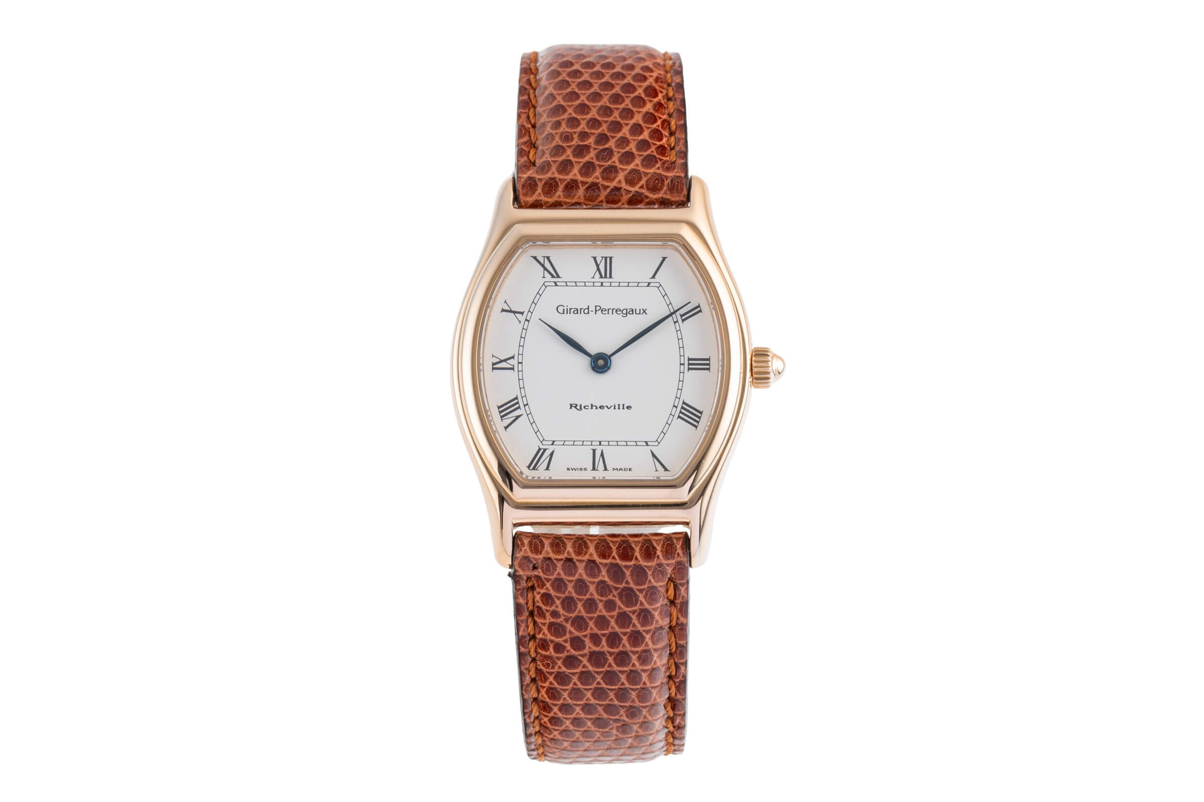 Girard Perregaux Richeville 18 ct red gold quartz Kal. 731-458 Ref. 2600  | Zeitauktion