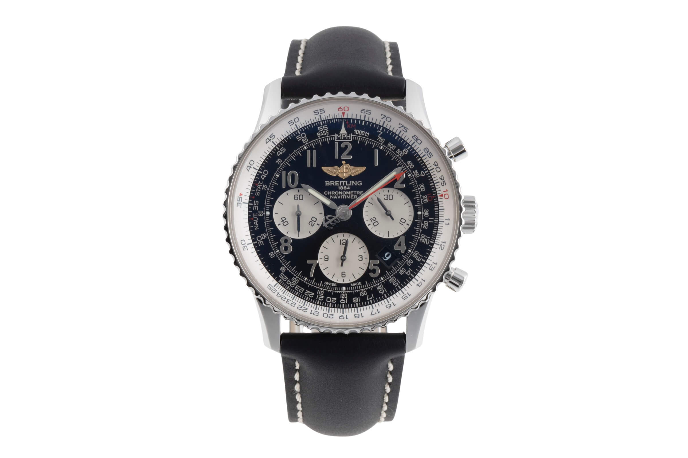 Breitling Navitimer 01 chronograph steel automatic Kal. B01 Ref. AB0120  | Zeitauktion