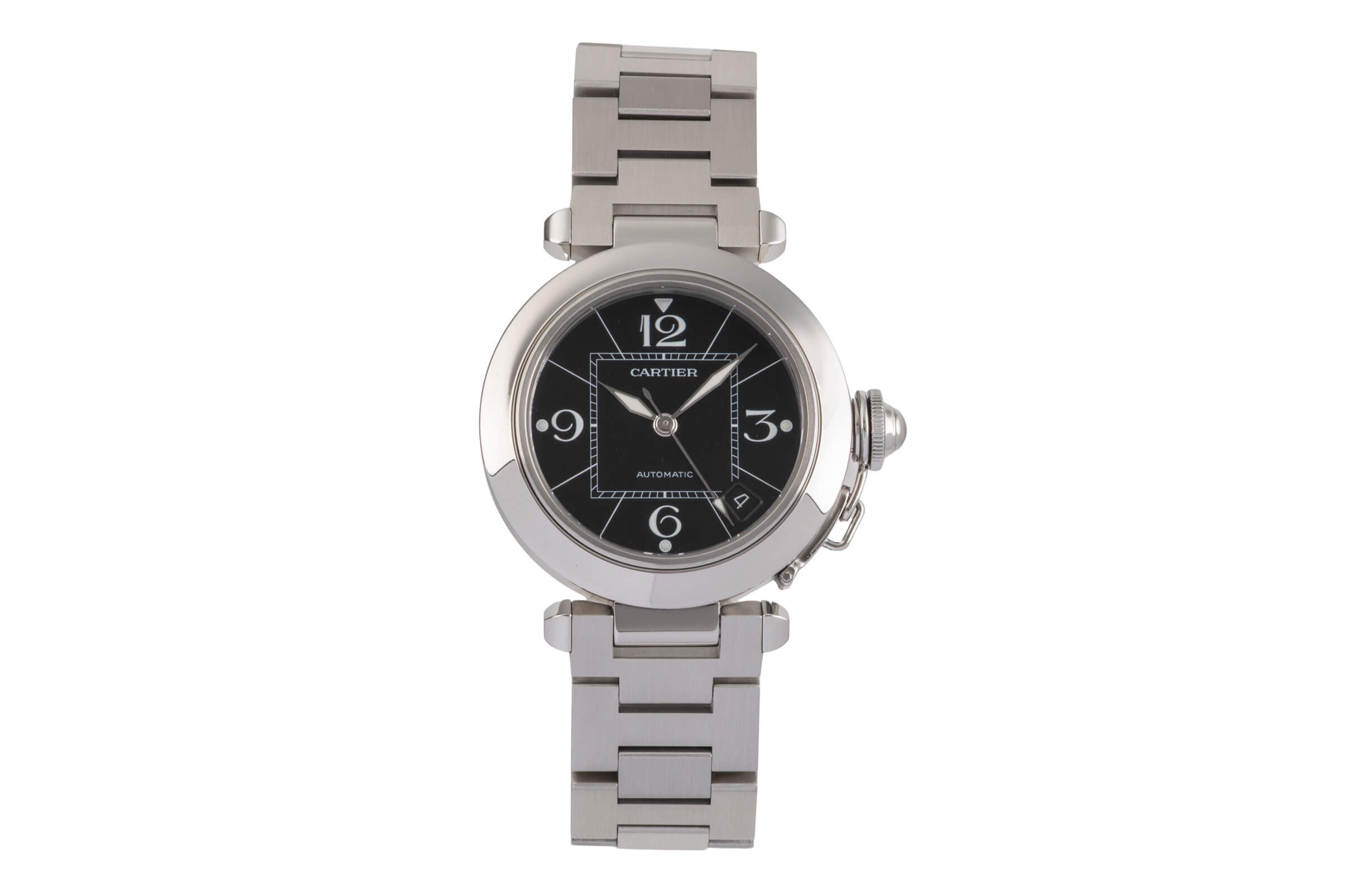Cartier Pasha steel automatic Kal. 049 Ref. W31076M7  | Zeitauktion