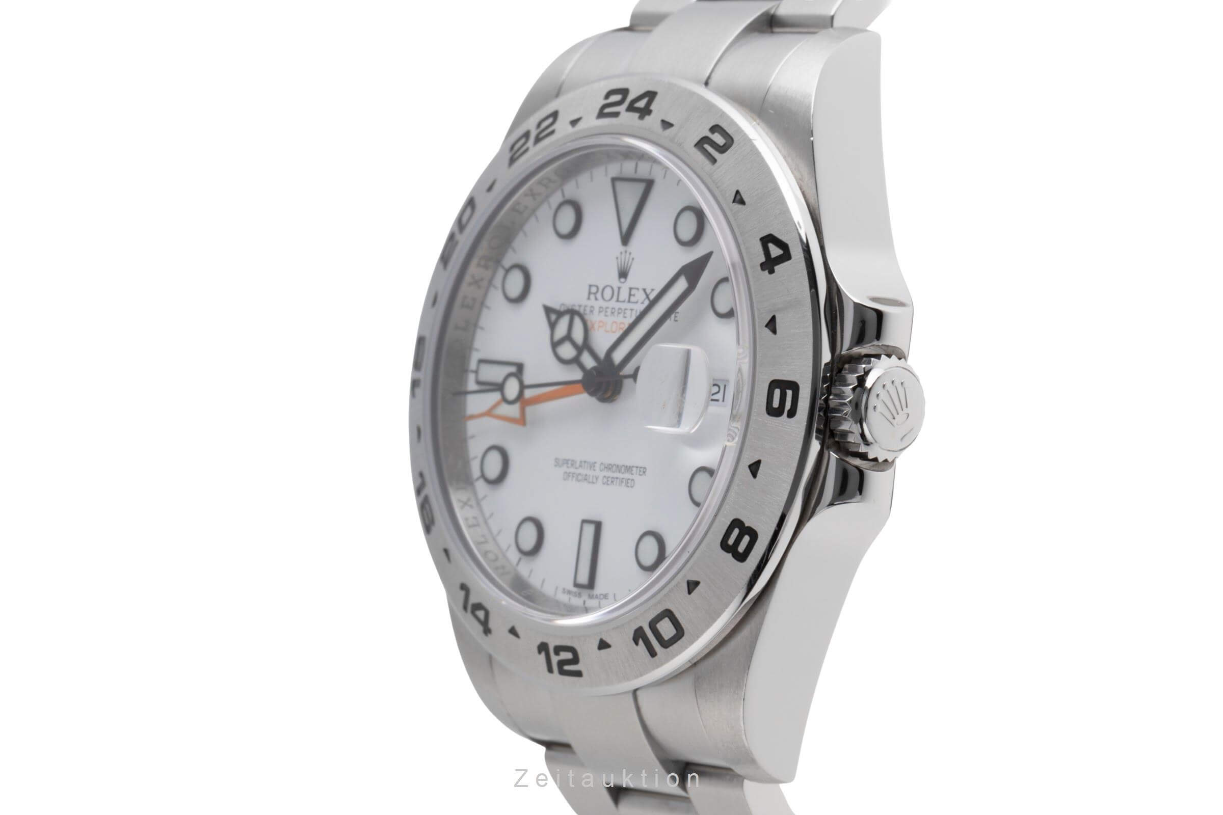 Rolex Explorer II acero automático Kal. 3187 Ref. 216570  | Zeitauktion