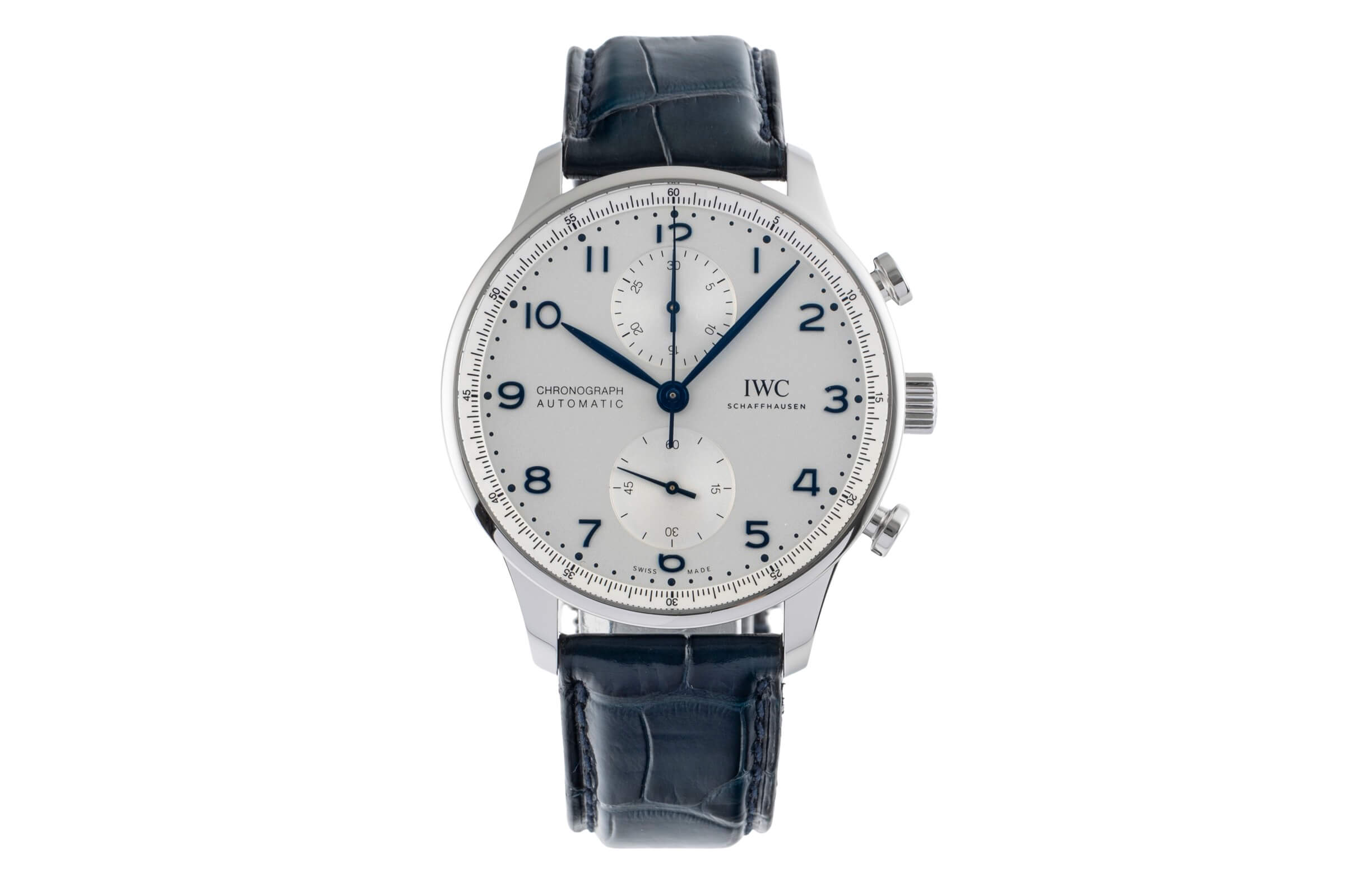 IWC Portugieser chronograph steel automatic Kal. C.69355 Ref. IW371605  | Zeitauktion
